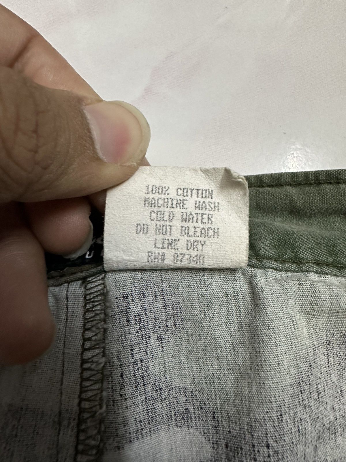 GOA 2000s Tag Rag Military Camo Drawstring Flare Goa Lgb Y2K Size US 33 - 9 Thumbnail