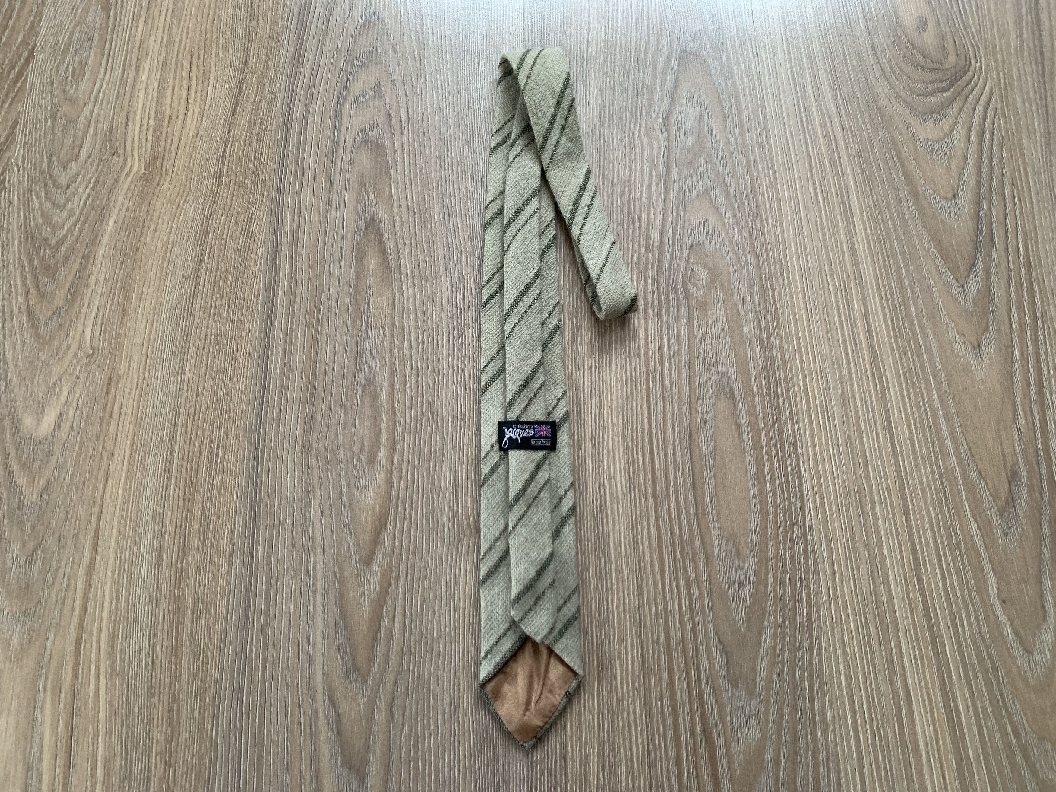 Other Rare Jacques Tweed Beige Tie Size ONE SIZE - 4 Thumbnail
