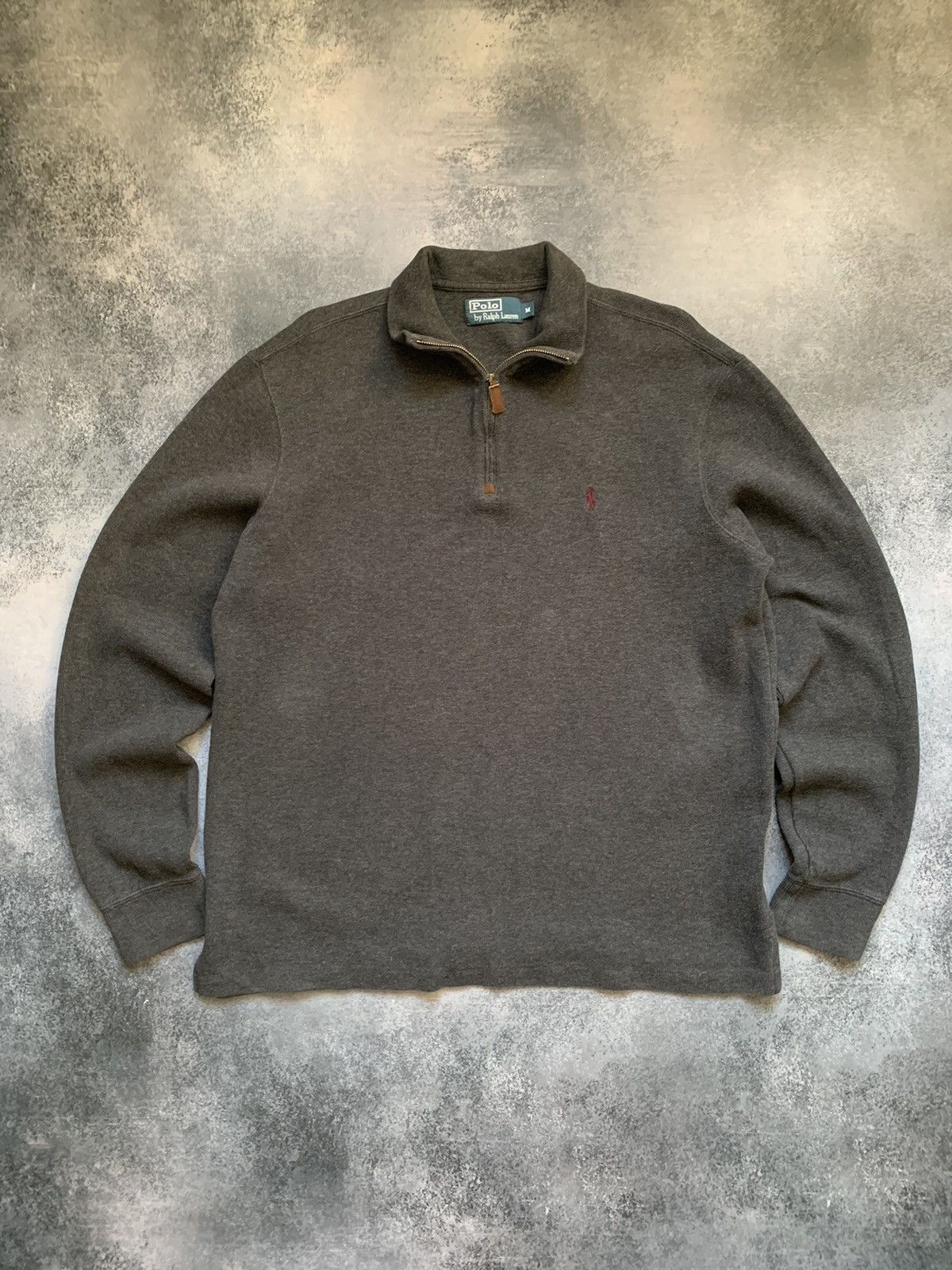 Polo Ralph Lauren × Vintage Vintage Polo Ralph Lauren Zip 1/4 Sweatshirt Old Money Y2K Size US M / EU 48-50 / 2 - 2 Thumbnail