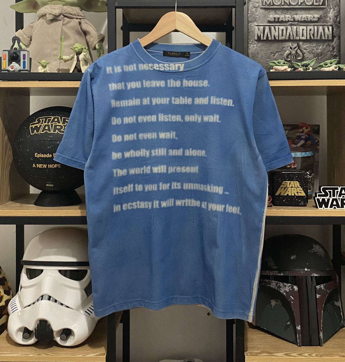 20471120 Japan Men’s Bigi Blur Ecstasy Poetry Wool Tshirt Size US M / EU 48-50 / 2 - 1 Thumbnail