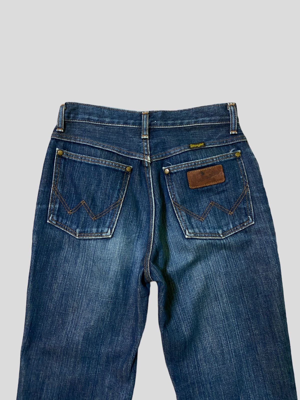 Japanese Brand × Vintage × Wrangler Flare Lady Wrangler Boot Cut Denim Size 26" / US 2 / IT 38 - 11 Thumbnail