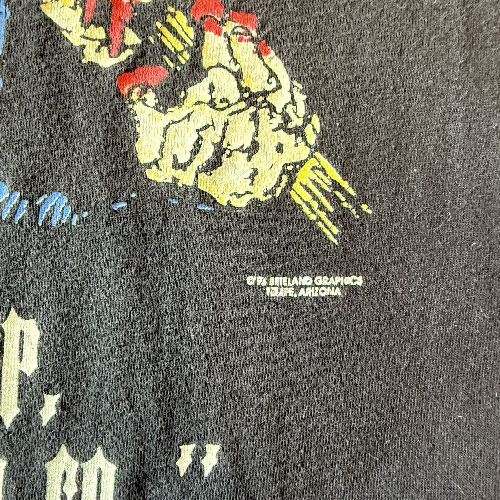 Vintage Vintage Grim Reaper Shirt Large Black 90s Streetwear Horror Size US L / EU 52-54 / 3 - 5 Thumbnail