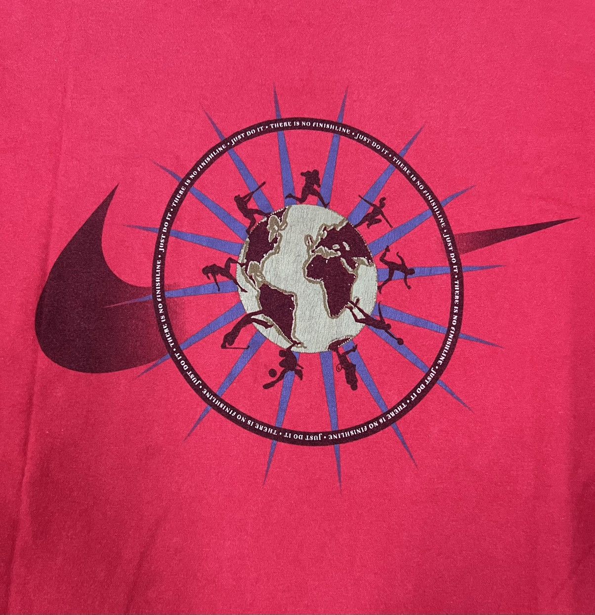 Nike 90s Nike There Is No Finish Line Just Do It Vintage T-shirt Size US M / EU 48-50 / 2 - 6 Thumbnail