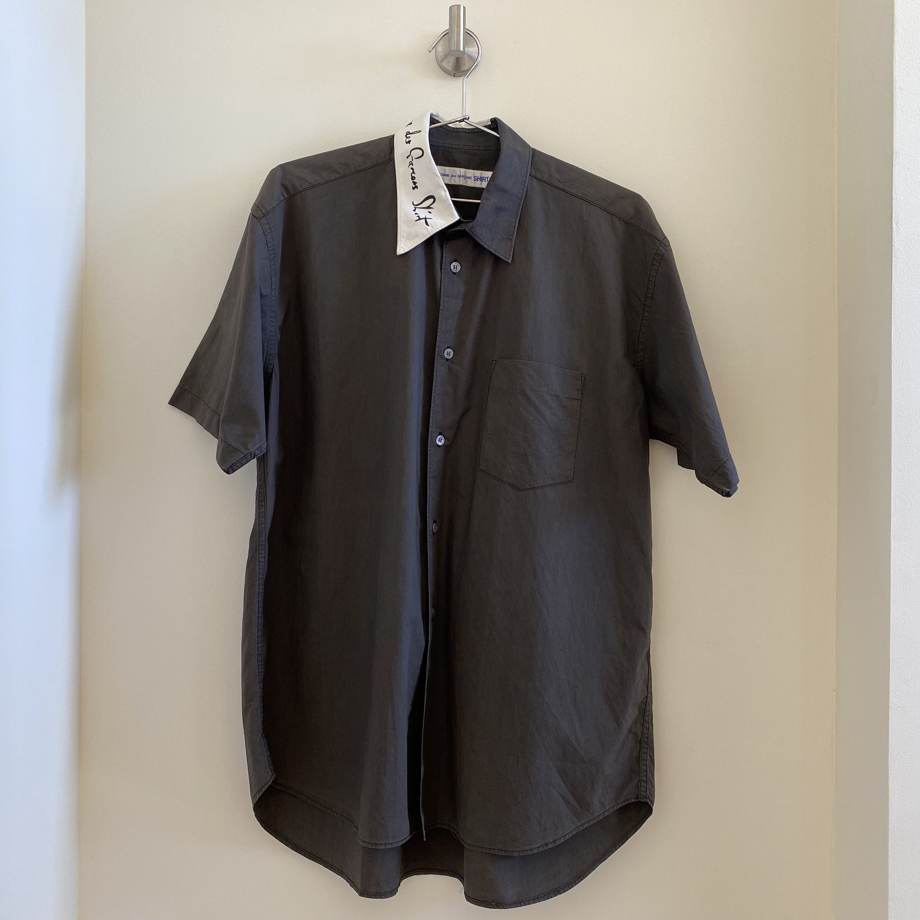 Comme des Garcons Comme des Garcons 1989 Collar Logo Shirt Size US L / EU 52-54 / 3 - 1 Thumbnail