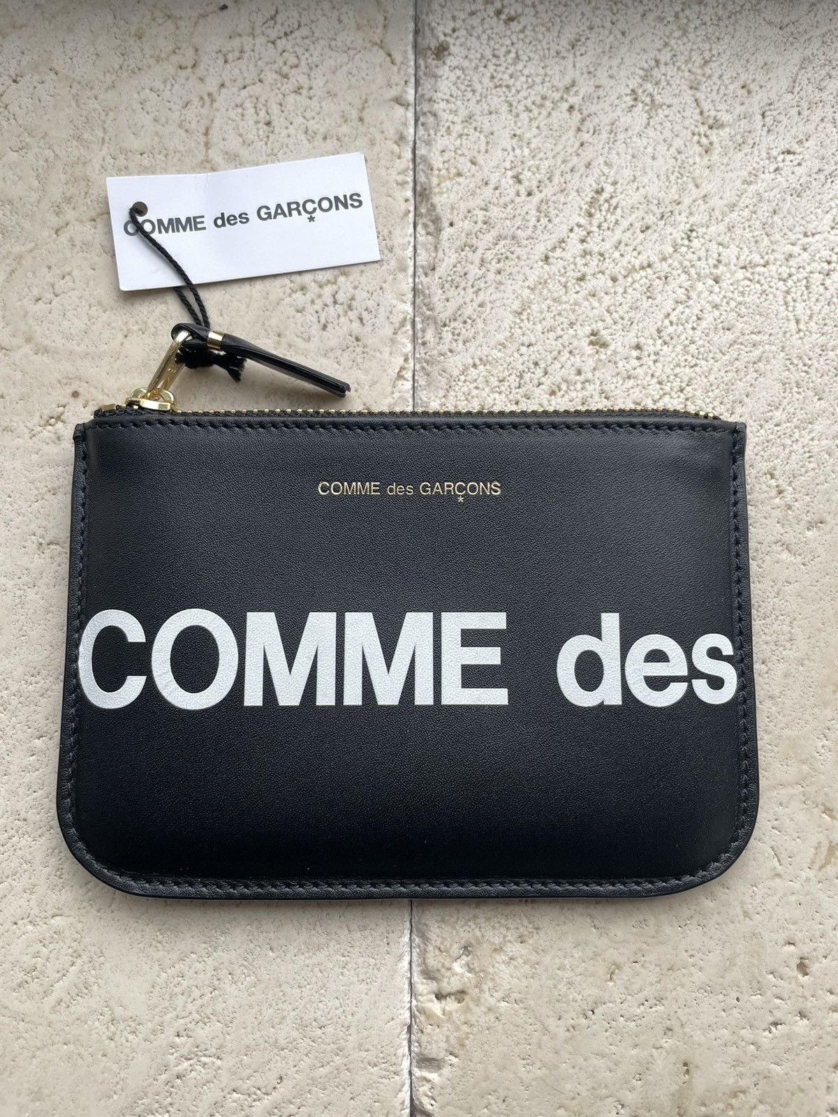 Comme des Garcons SA8100HL Huge Logo Wallet Red