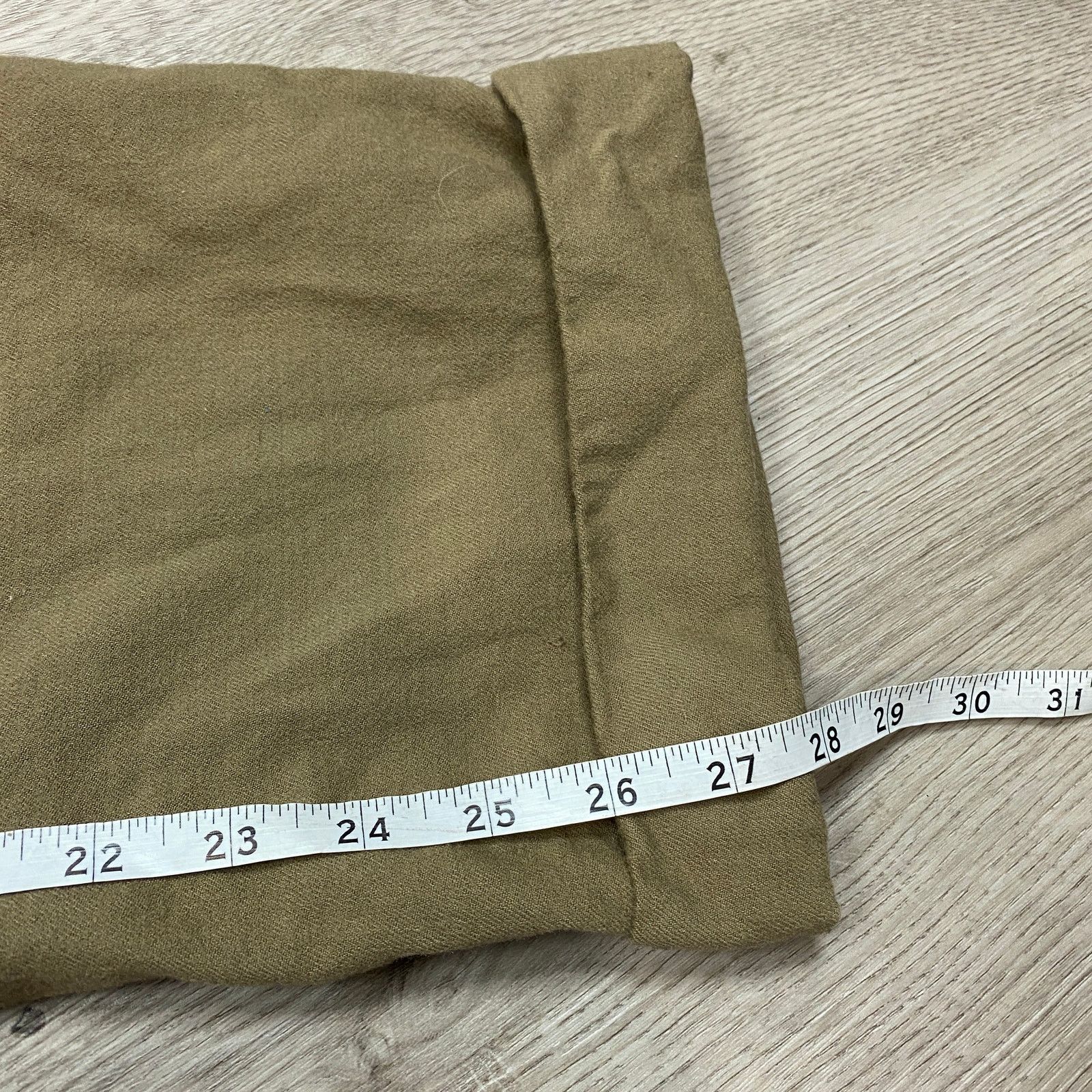 Vintage VTG 30s 40s WWII Era Talon Zipper Wool Trousers Pants 28x28 Size US 28 / EU 44 - 8 Thumbnail