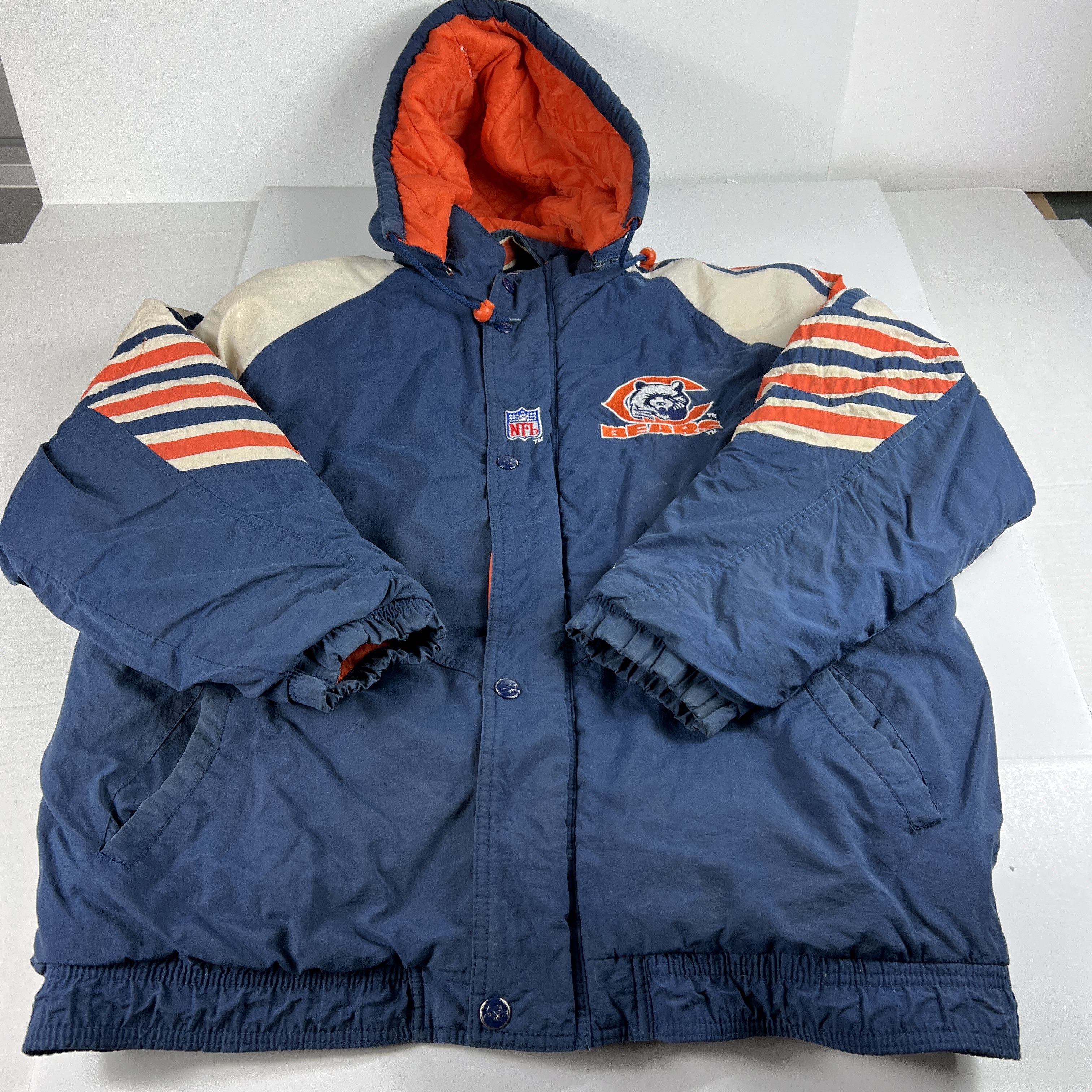 Vintage 90’s Chicago Bears Starter on sale Jacket Pro Line Bomber Men’s Size Large Satin