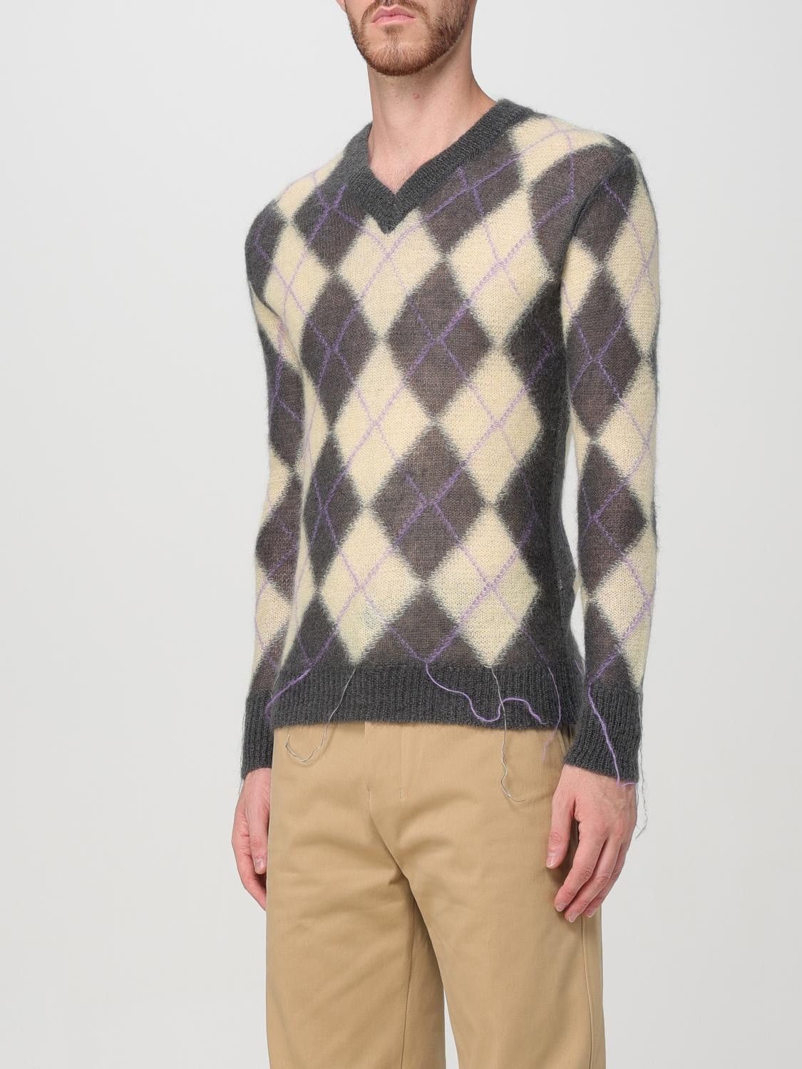Marni o1w1db11125 Sweater in Grey/Beige Size US S / EU 44-46 / 1 - 2 Thumbnail