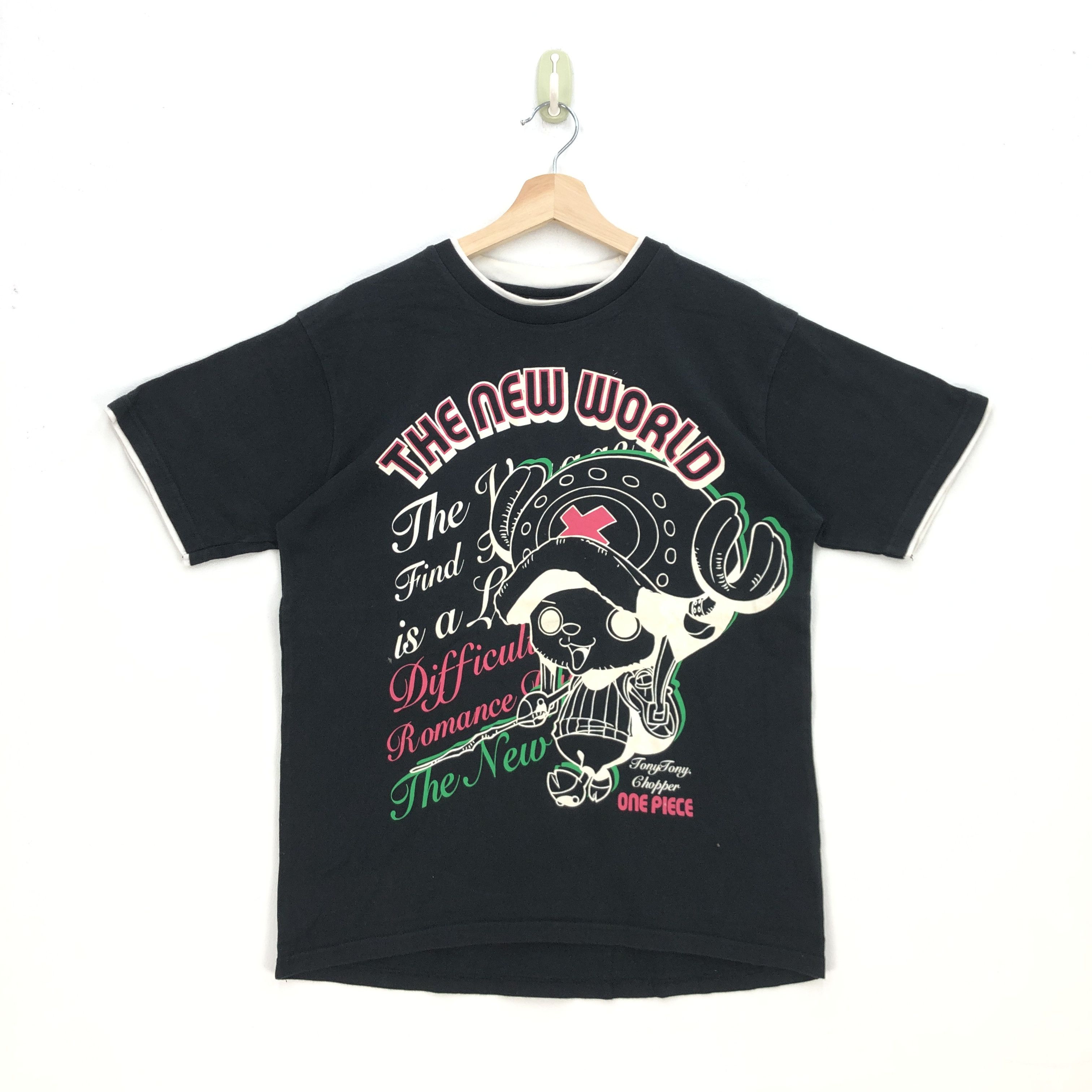 Anime Vintage Tony Chopper T Shirt One Piece Japanese Anime Tees Size US M / EU 48-50 / 2 - 1 Thumbnail