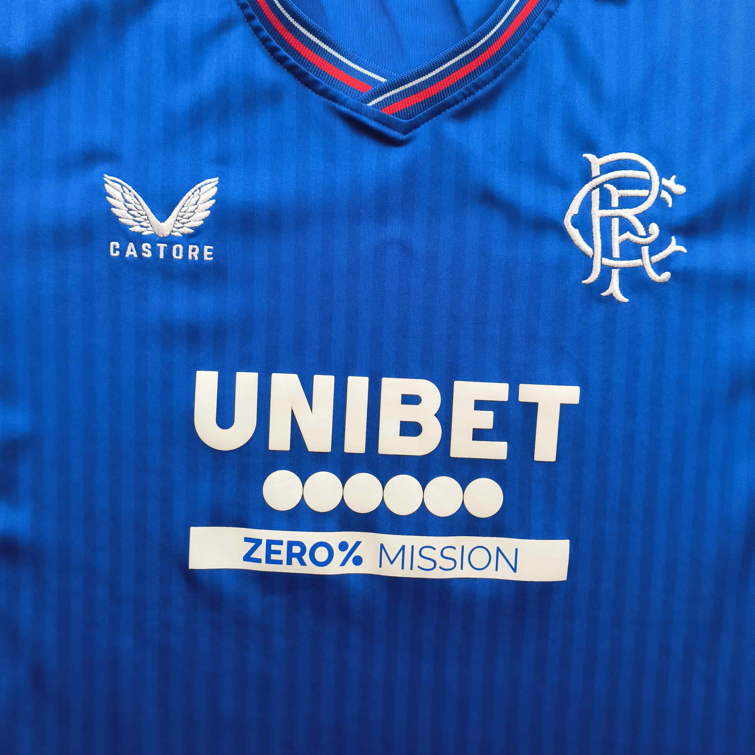 Castore Rangers 2023-24 Castore home football jersey shirt size XXL Size US XXL / EU 58 / 5 - 3 Thumbnail