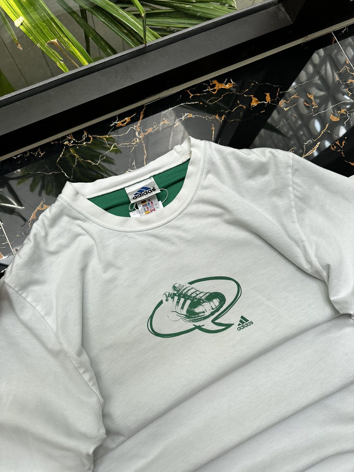 Adidas × Vintage 90s ADIDAS VINTAGE MONOLOGO SWEATSHIRT Size US L / EU 52-54 / 3 - 5 Thumbnail