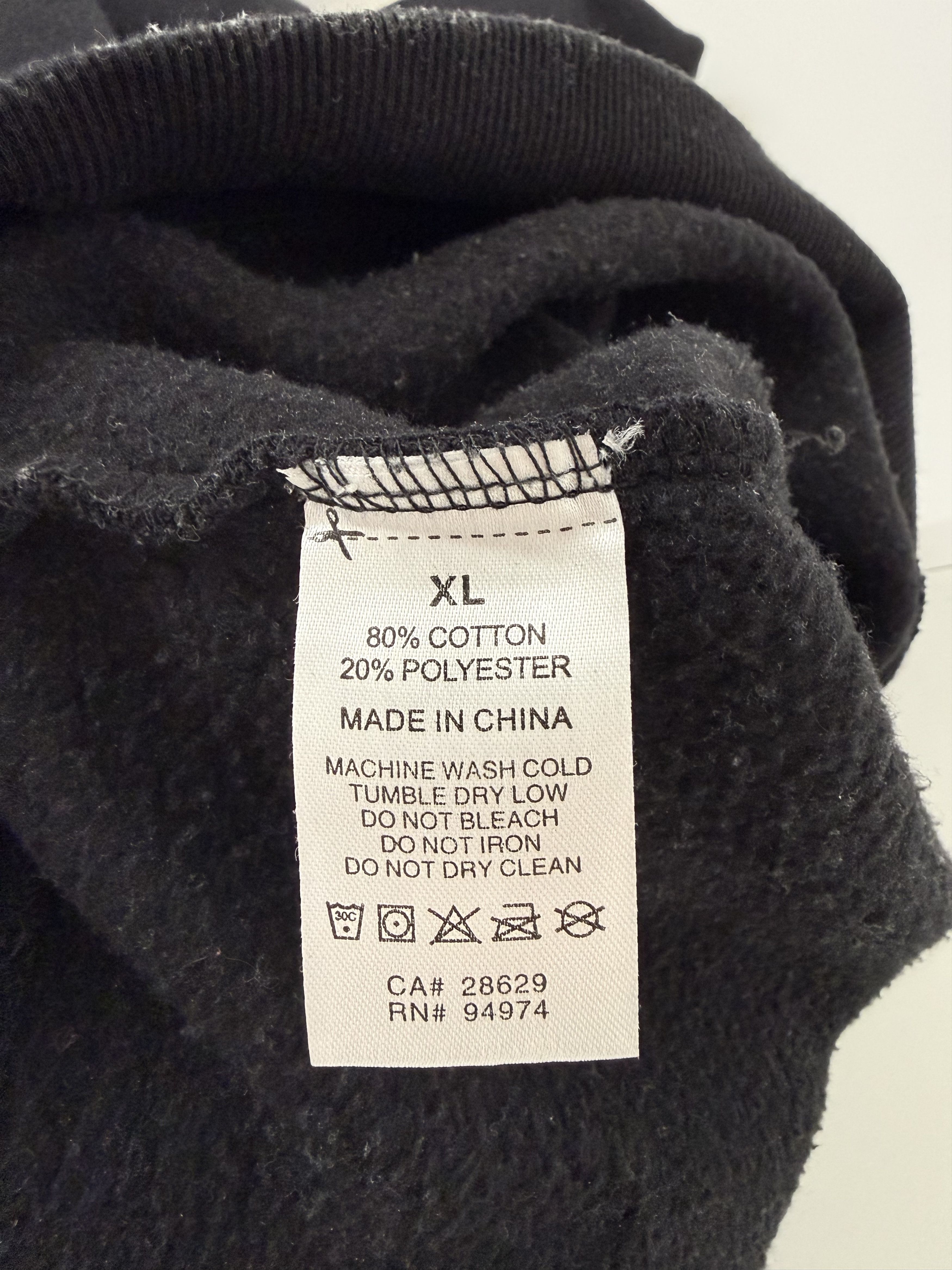 Stussy *USED* Stussy Design App. Hoodie - Black XL Size US XL / EU 56 / 4 - 7 Thumbnail