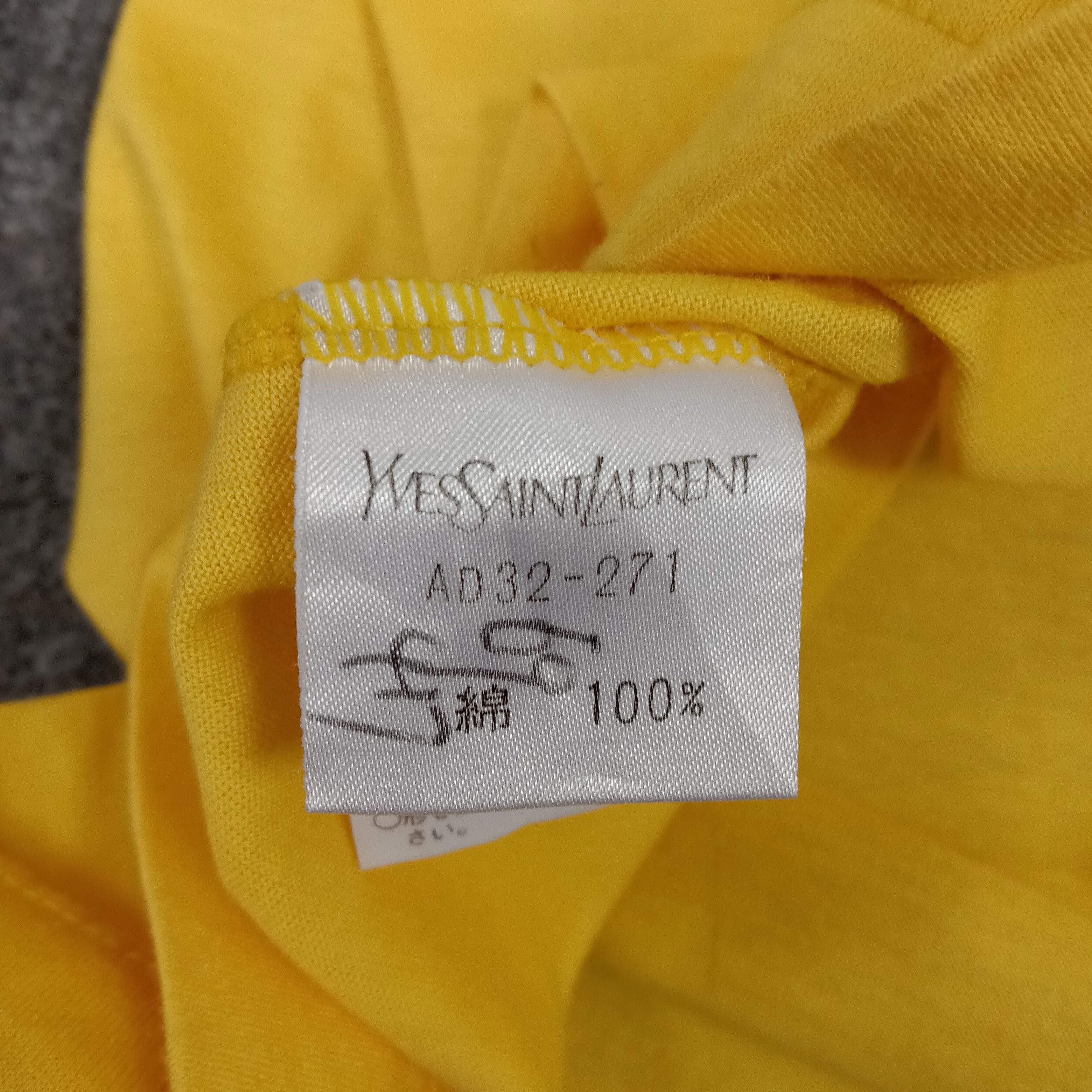 Vintage × Yves Saint Laurent Yves Saint Laurent Italian Brand Pocket Tshirt Size US L / EU 52-54 / 3 - 5 Thumbnail