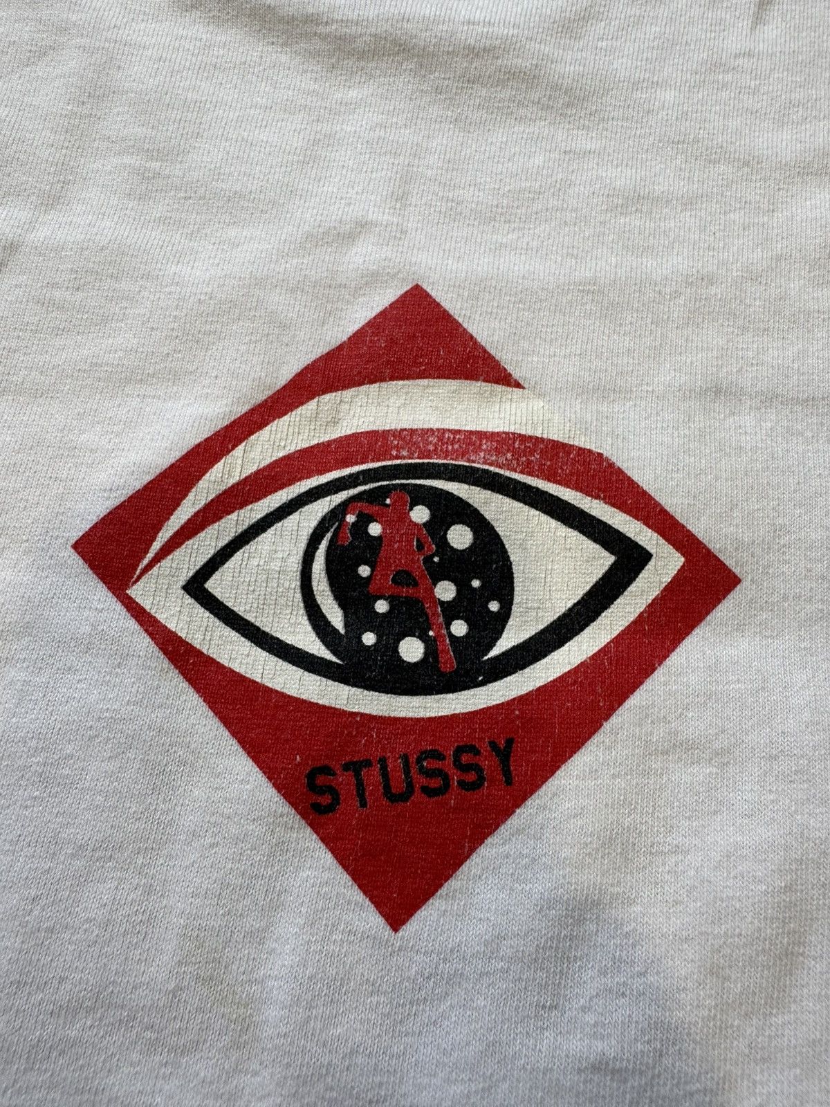 Stussy VINTAGE 90’S STUSSY ONE EYE T-SHIRT 🔥RARE🔥 Size US M / EU 48-50 / 2 - 3 Thumbnail