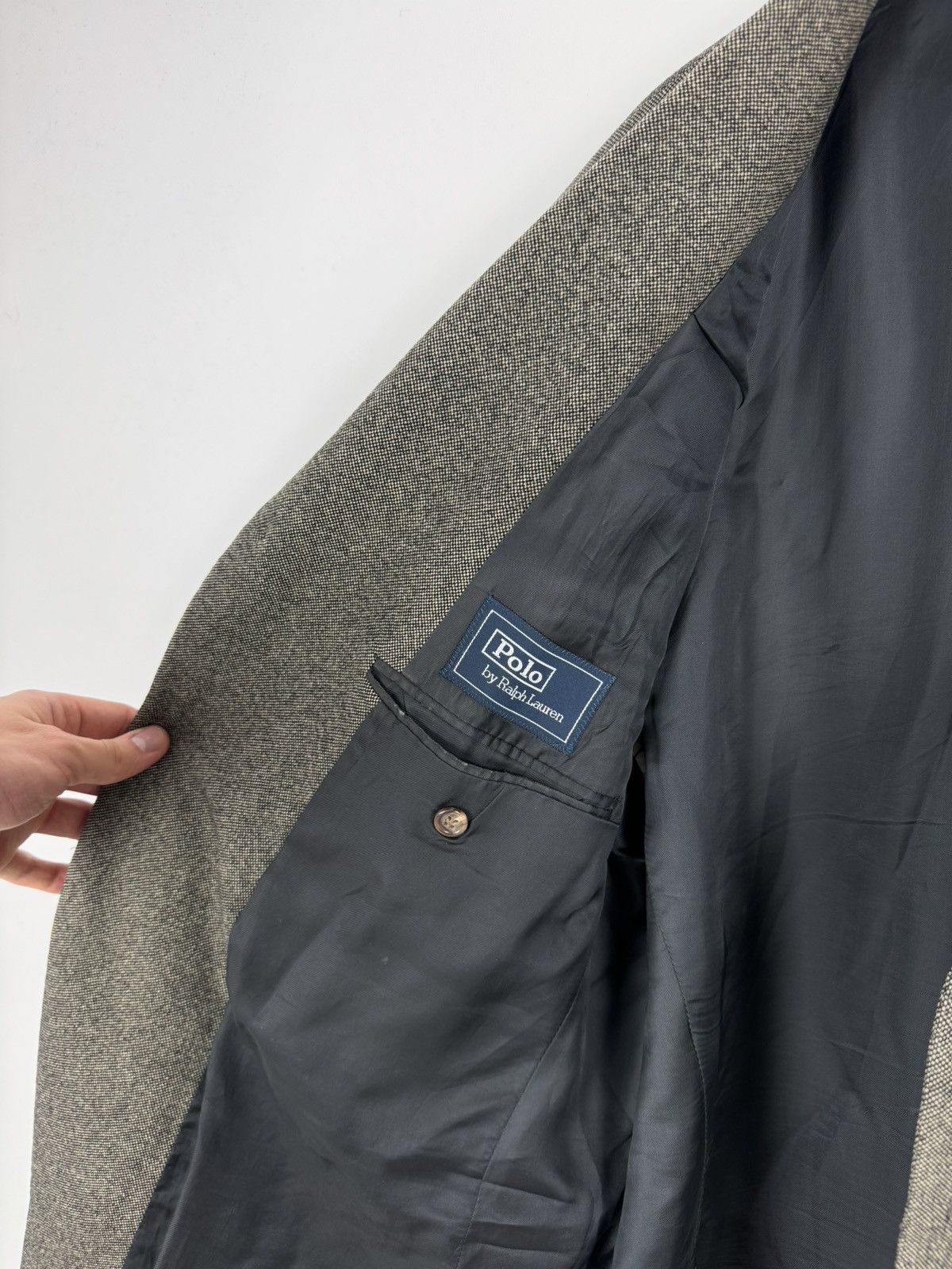Vintage Vintage Polo Ralph Lauren Wool Blazer Made in Italy Size 46R - 10 Thumbnail
