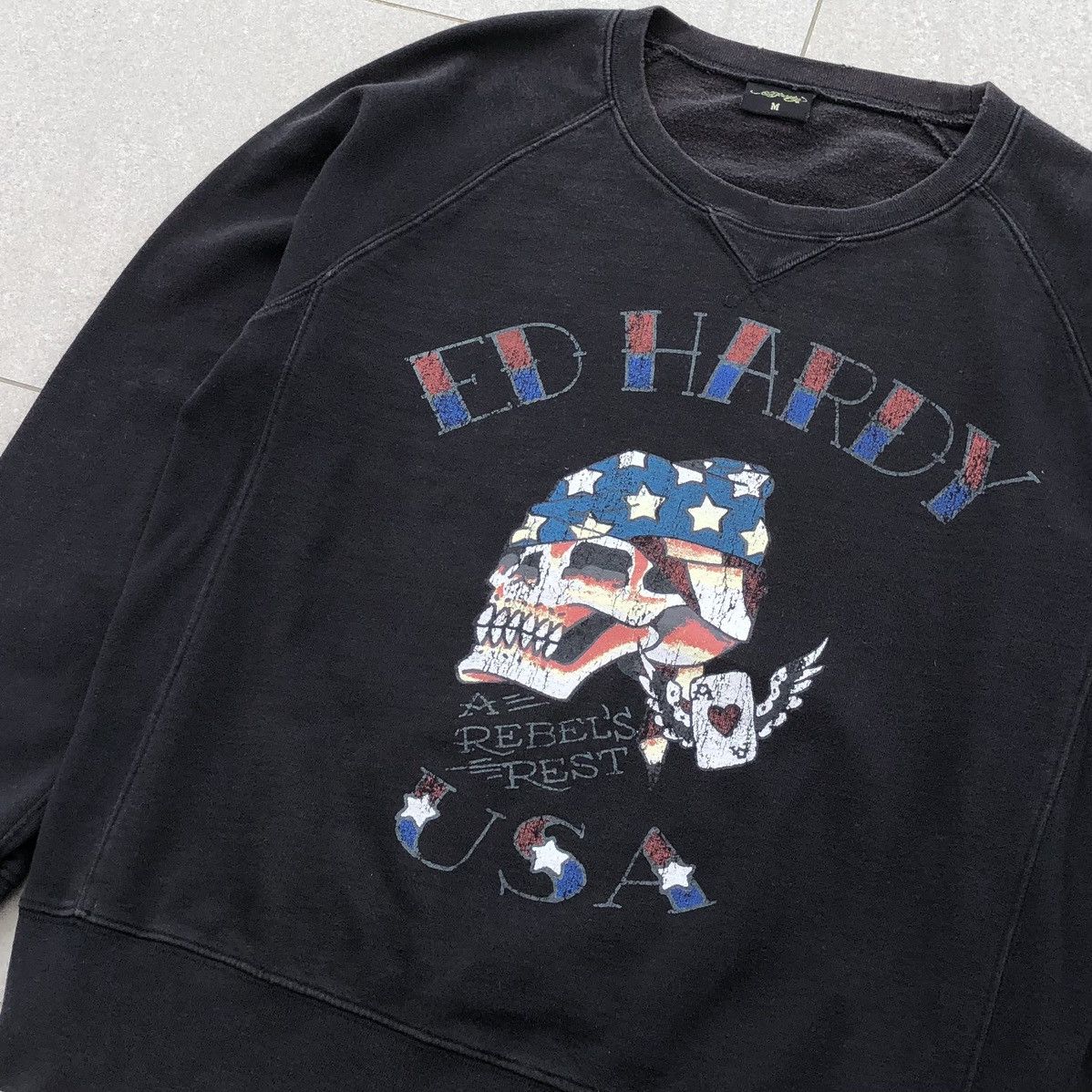 Ed Hardy ED HARDY Black Sweatshirt Size US M / EU 48-50 / 2 - 4 Thumbnail