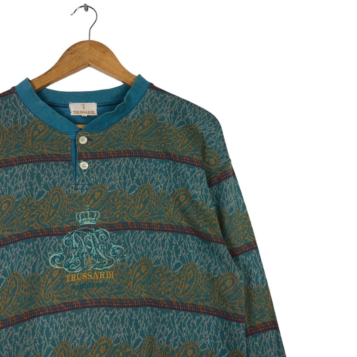 Trussardi Vintage Italian Designer Trussardi Sweatshirt Jumper Small Size US S / EU 44-46 / 1 - 5 Thumbnail