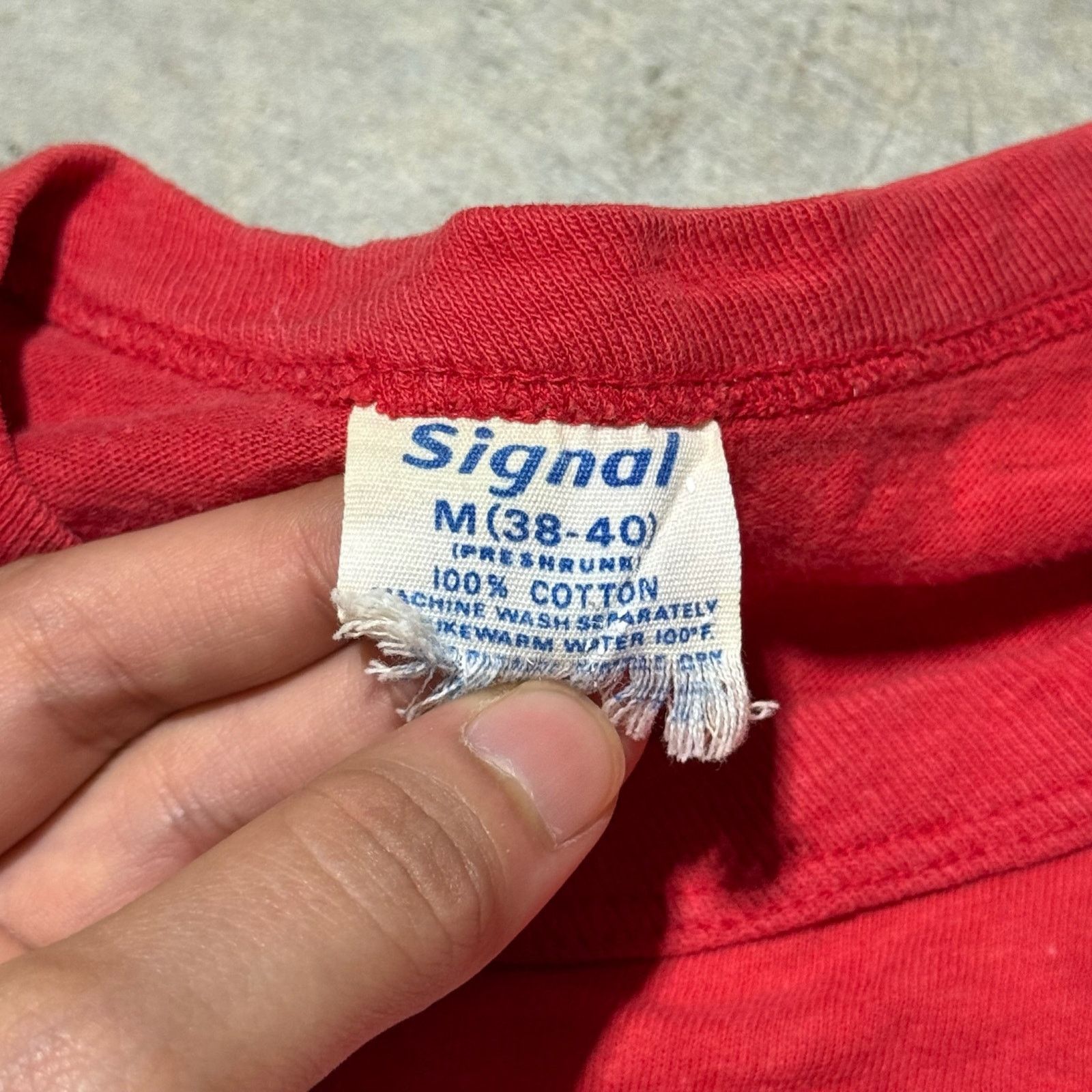 Signal Sport Vintage 80s Alabama Athletic Dept Tee M Red Single Stitch Size US M / EU 48-50 / 2 - 2 Thumbnail