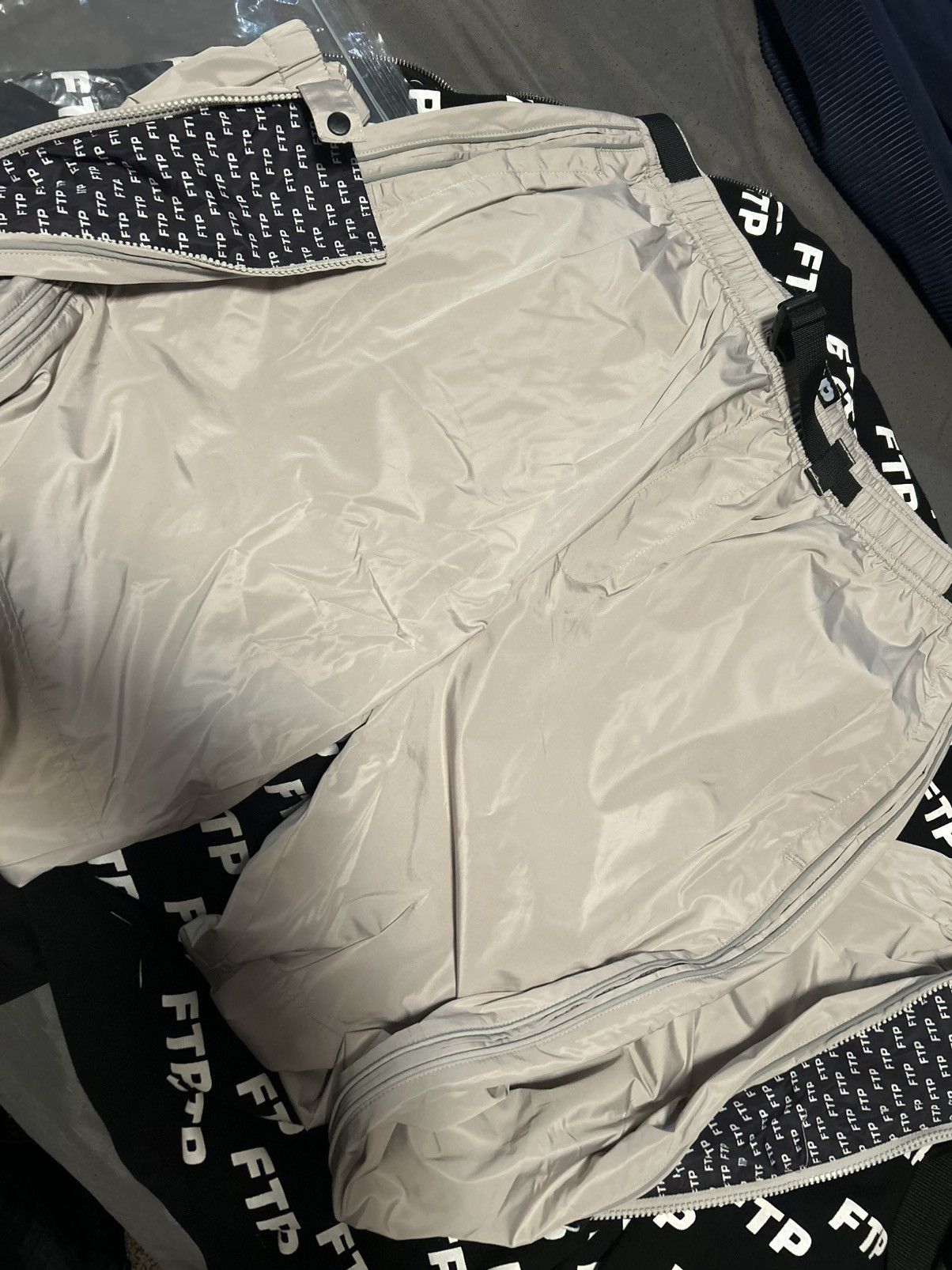 Fuck The Population FTP nylon track pant! STONE Size US 36 / EU 52 - 5 Thumbnail