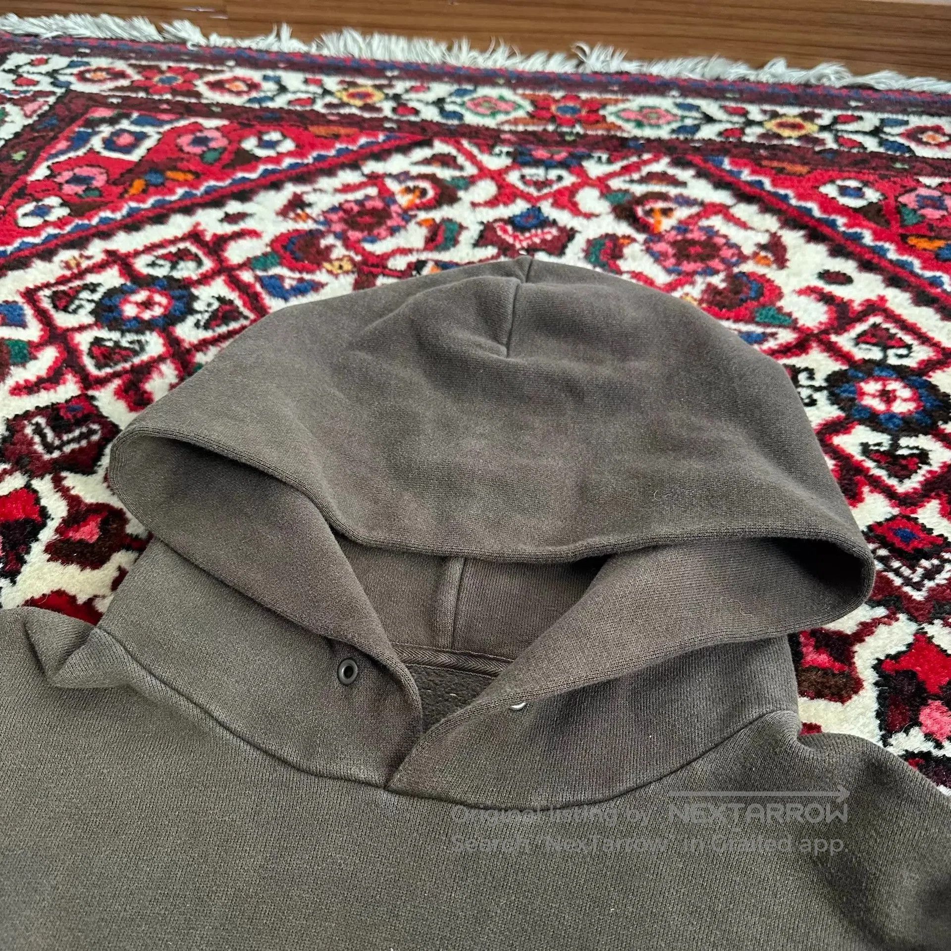 Visvim Brown Oversized Hoodie with Kangaroo Pocket. Size US S / EU 44-46 / 1 - 6 Thumbnail