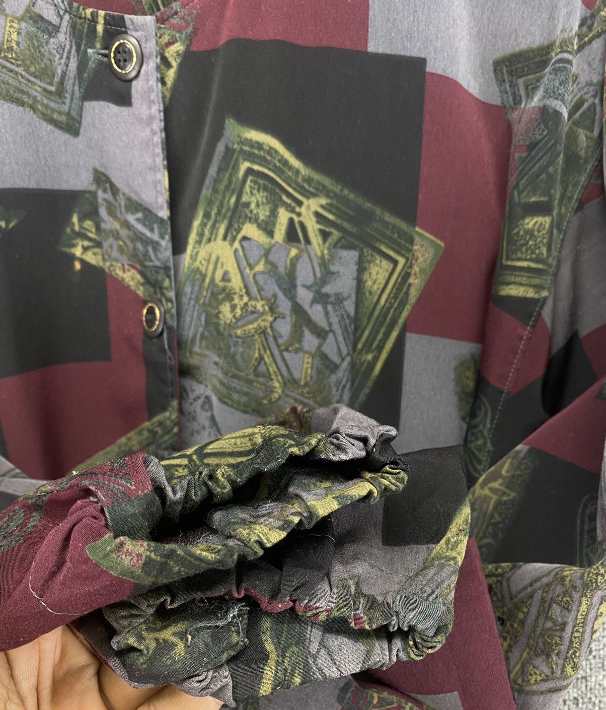Japanese Brand Vintage Nuance Flowers Button Up Cardigan Jacket Size M / US 6-8 / IT 42-44 - 10 Thumbnail