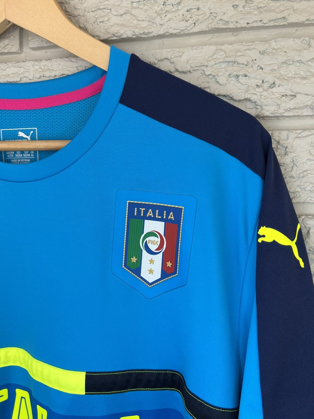Puma × Vintage Puma Italy 2016 National Team Training Jersey Size US XL / EU 56 / 4 - 4 Thumbnail