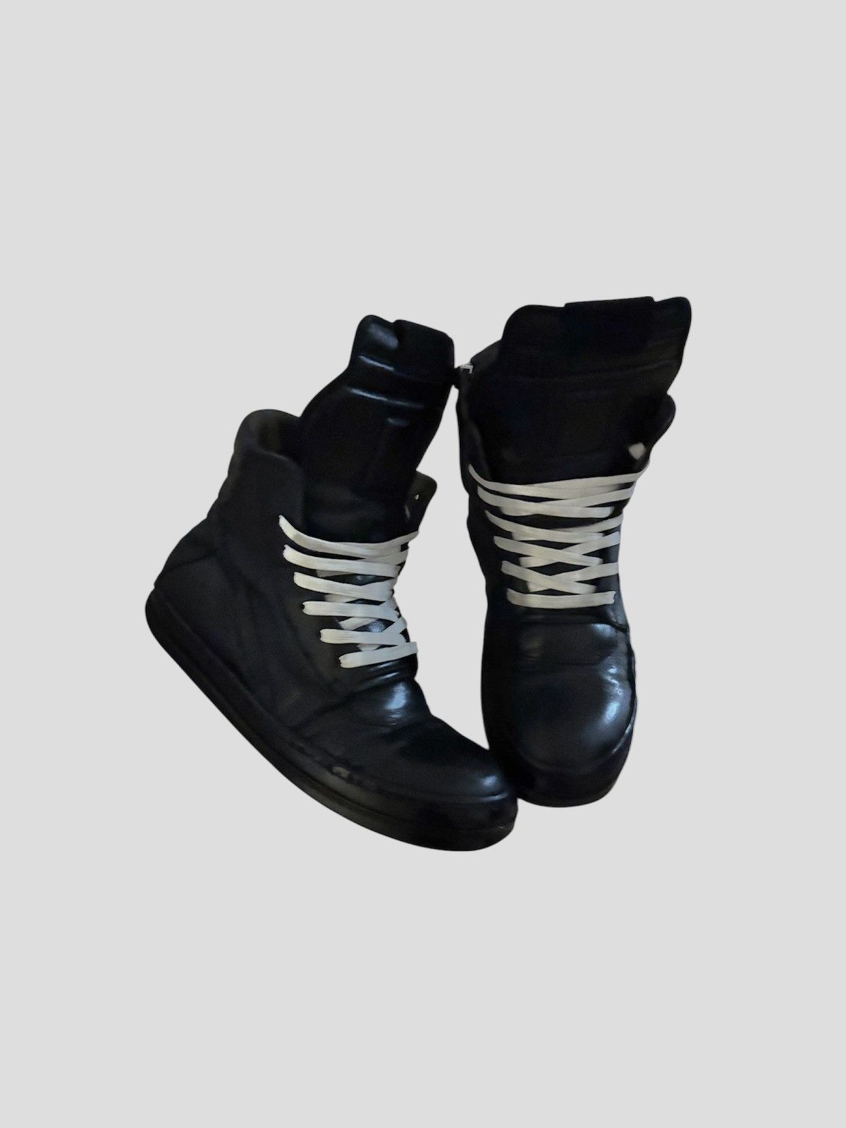 Rick Owens Rick Owens Geobasket Black Size US 10.5 / EU 43-44 - 1 Thumbnail