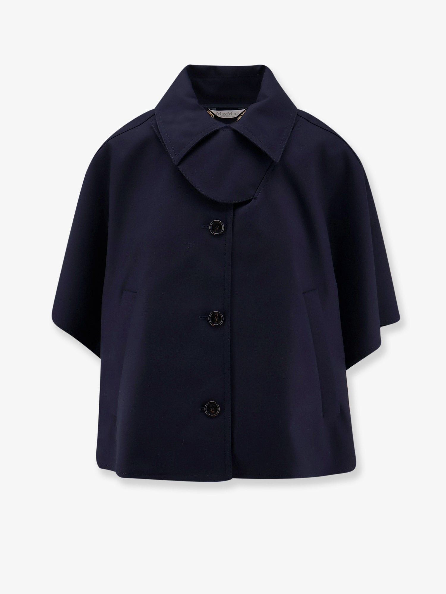 Max Mara Mxapaggio Cotton Cape Size L / US 10 / IT 46 - 1 Thumbnail