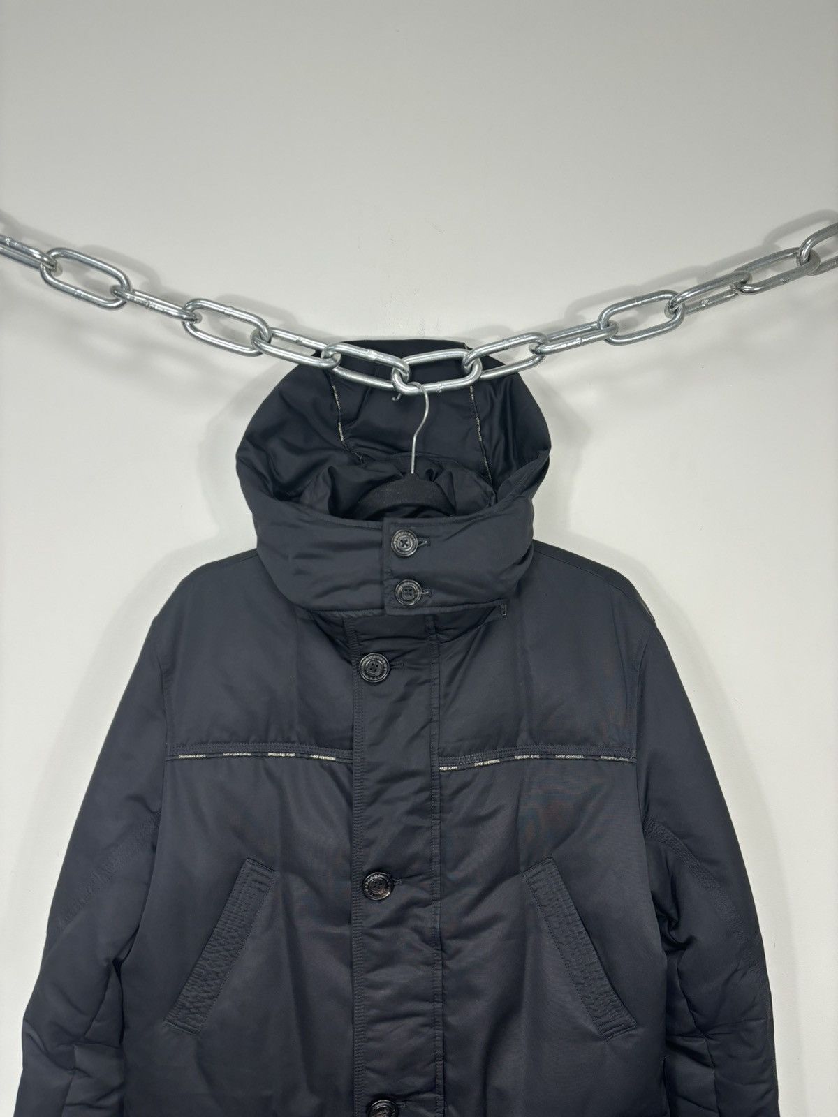 Trussardi Trussardi Jeans Men’s Black Hooded Down Puffer Jacket Coat Size US M / EU 48-50 / 2 - 4 Thumbnail