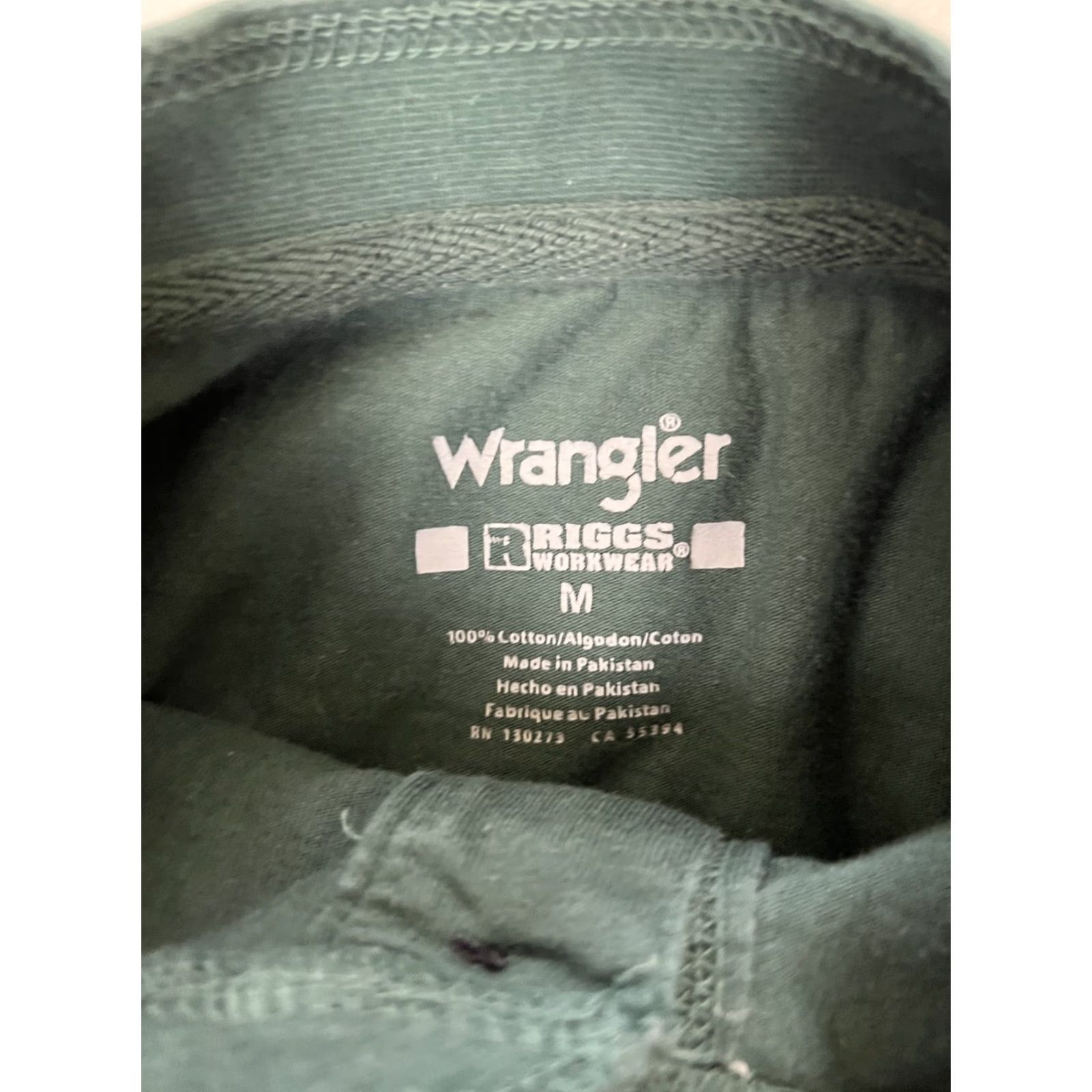 Wrangler Wrangler Workwear Henley Shirt Mens Medium Green Pocket Logo Tee Size US M / EU 48-50 / 2 - 5 Thumbnail