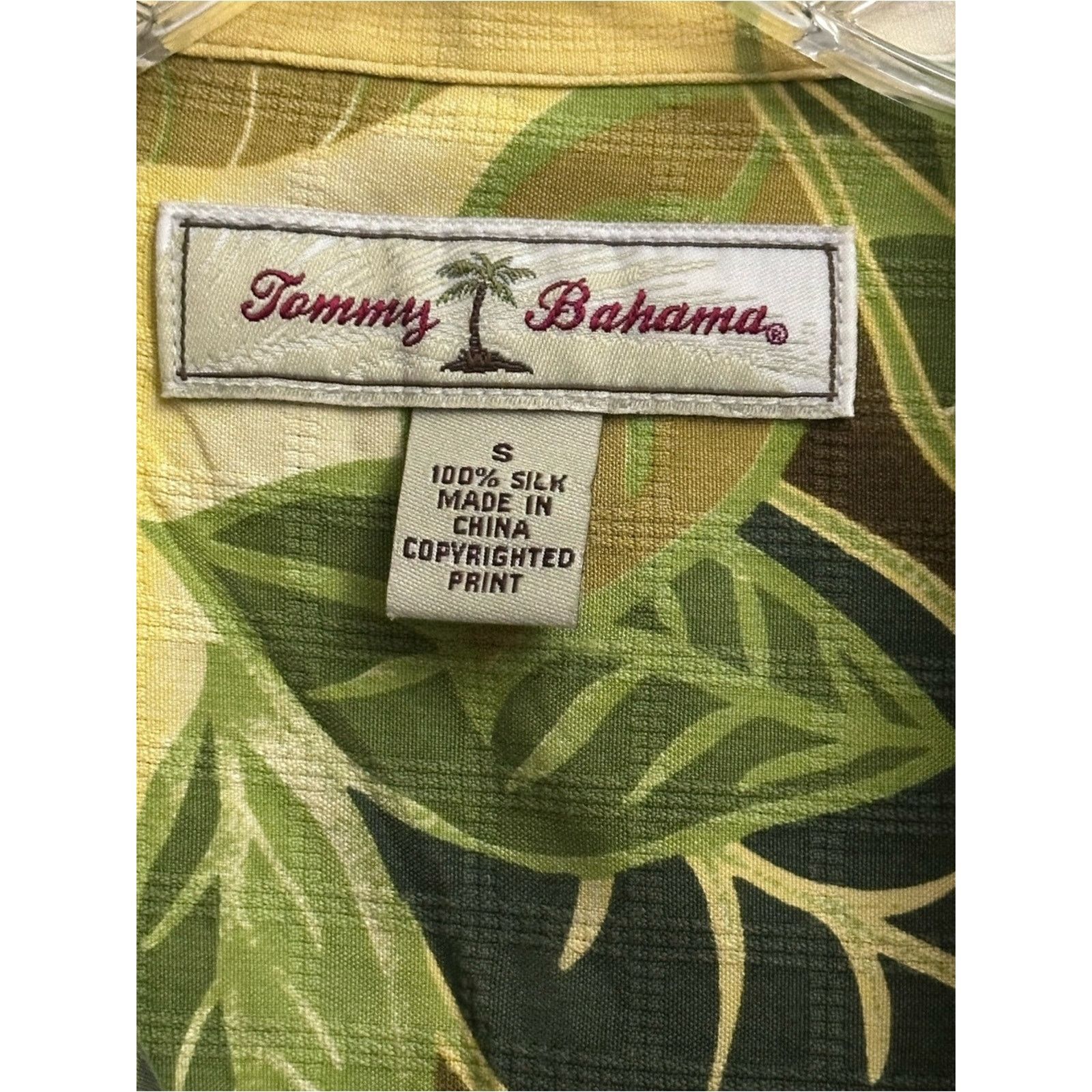 Tommy Bahama TOMMY BAHAMA HAWAIIAN Shirt 100% Silk Button S/S Shirt Small Size US S / EU 44-46 / 1 - 2 Thumbnail