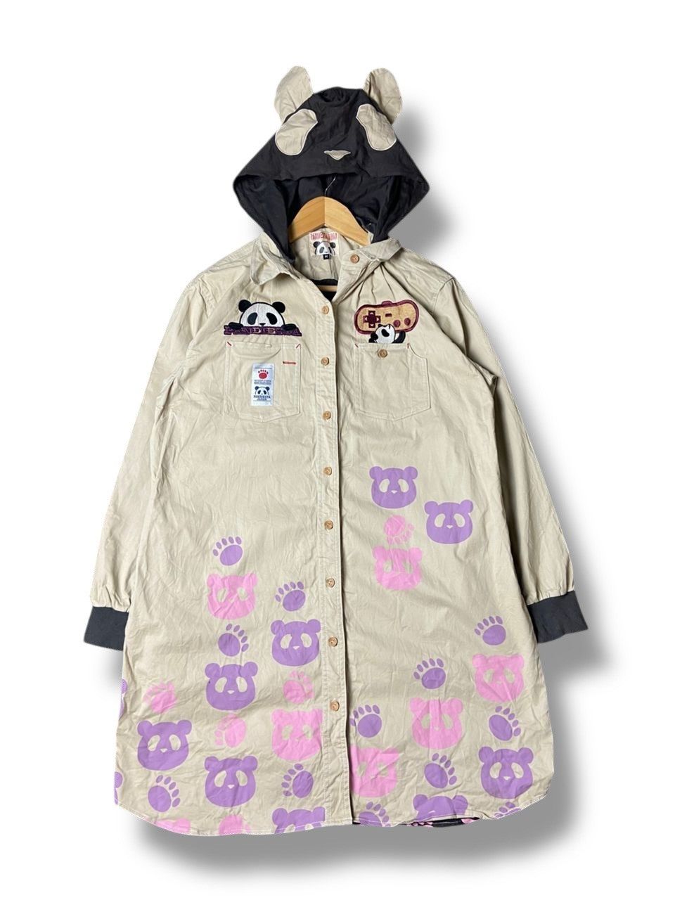 Japanese Brand Pandiesta Japan Embroidered Hooded Jacket (146) Size US M / EU 48-50 / 2 - 1 Thumbnail