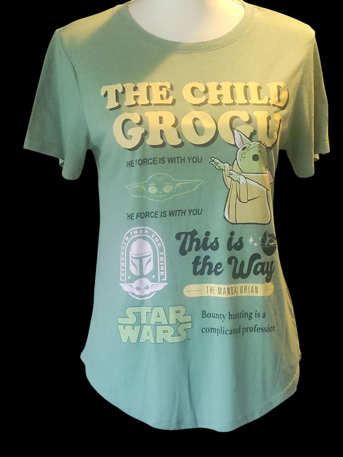 Star Wars The Child Grogu The Mandalorian Graphic T-Shirt Size L / US 10 / IT 46 - 1 Thumbnail