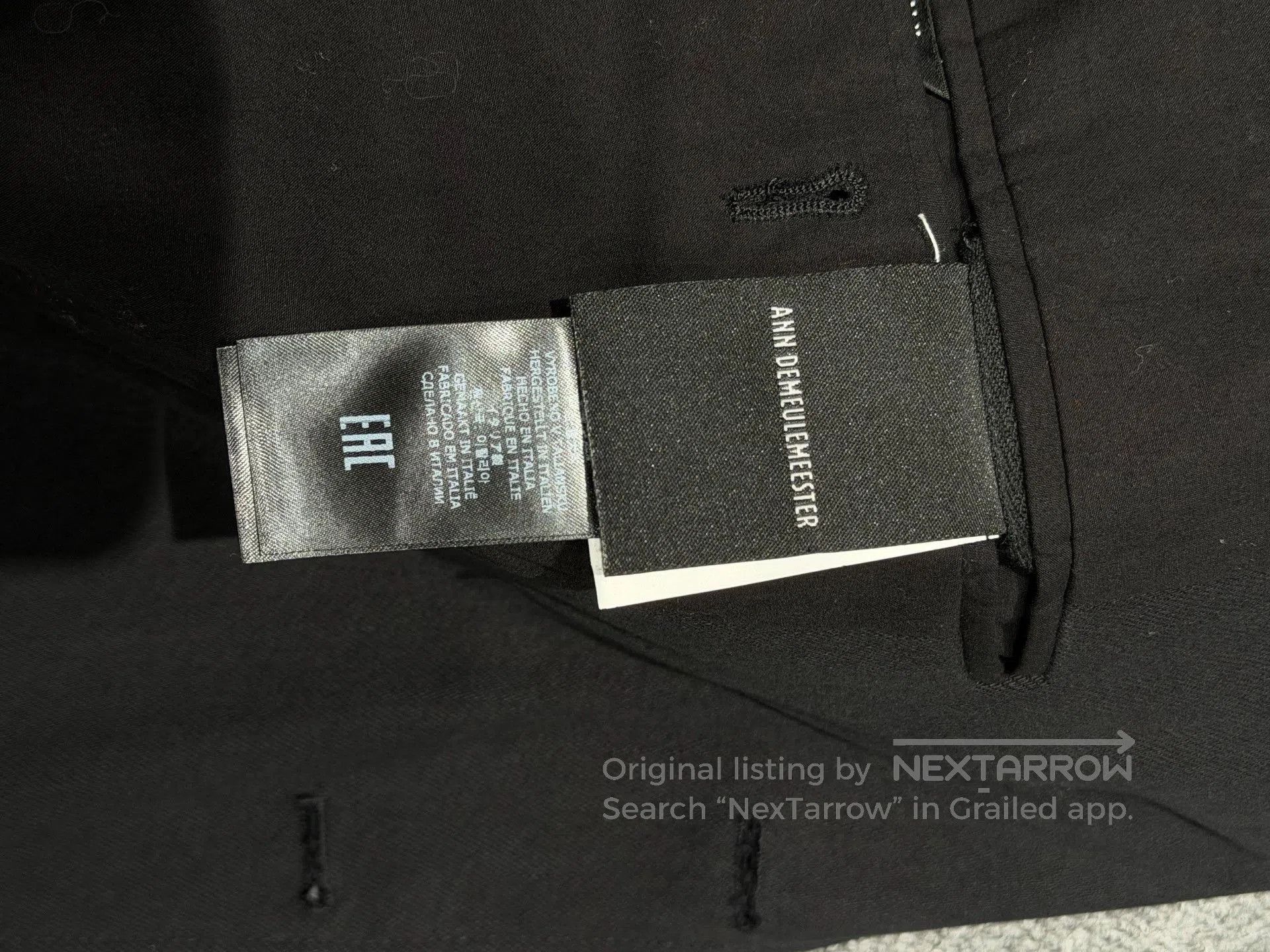 Ann Demeulemeester Ann Demeulemeester Lapel Jacket. Size US XXS / EU 40 - 5 Thumbnail