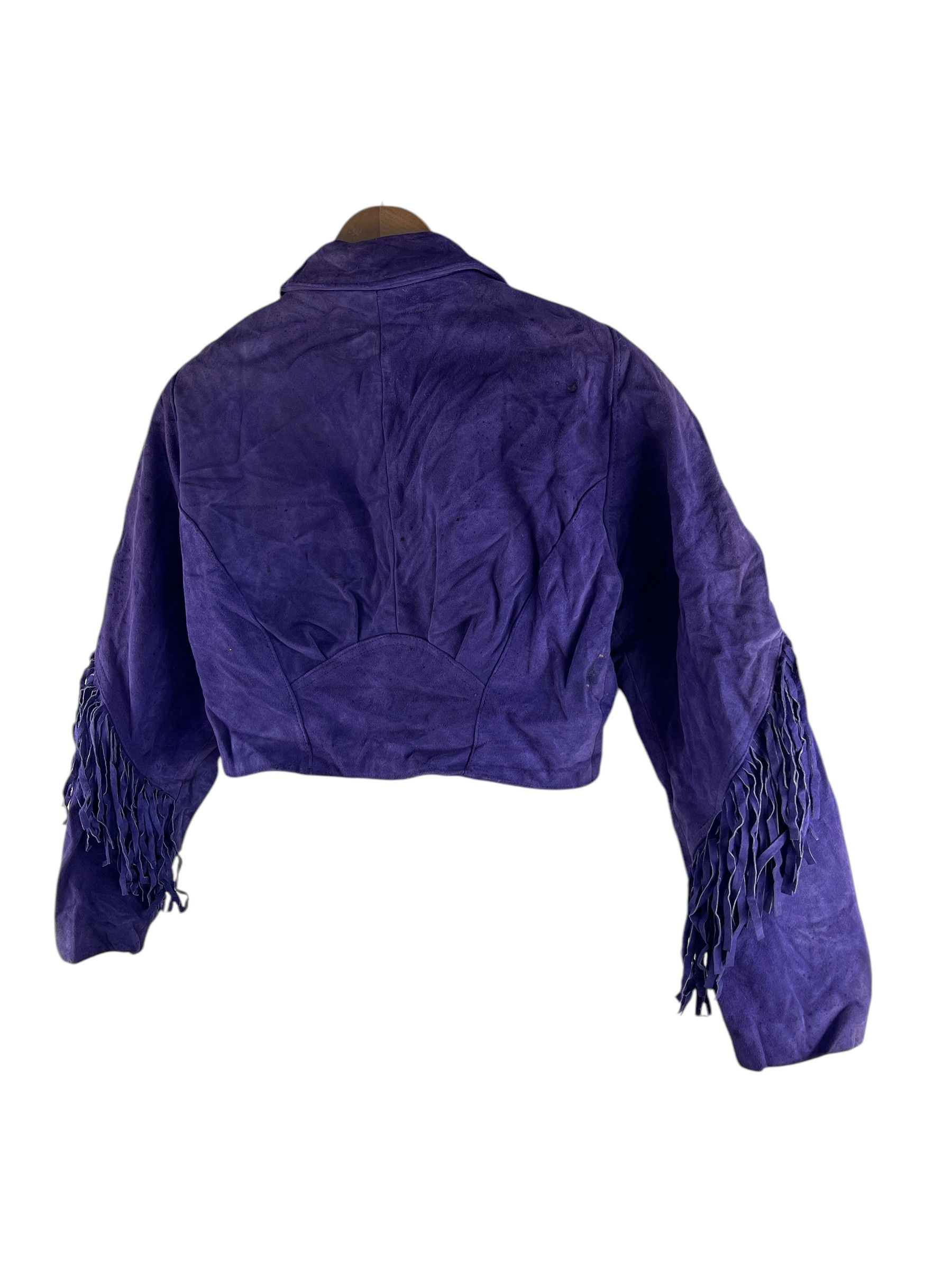 Phoenix Clothing Vintage Outerwear by Phoenix Suede Leather Cropped Jacket Size US XS / EU 42 / 0 - 7 Thumbnail