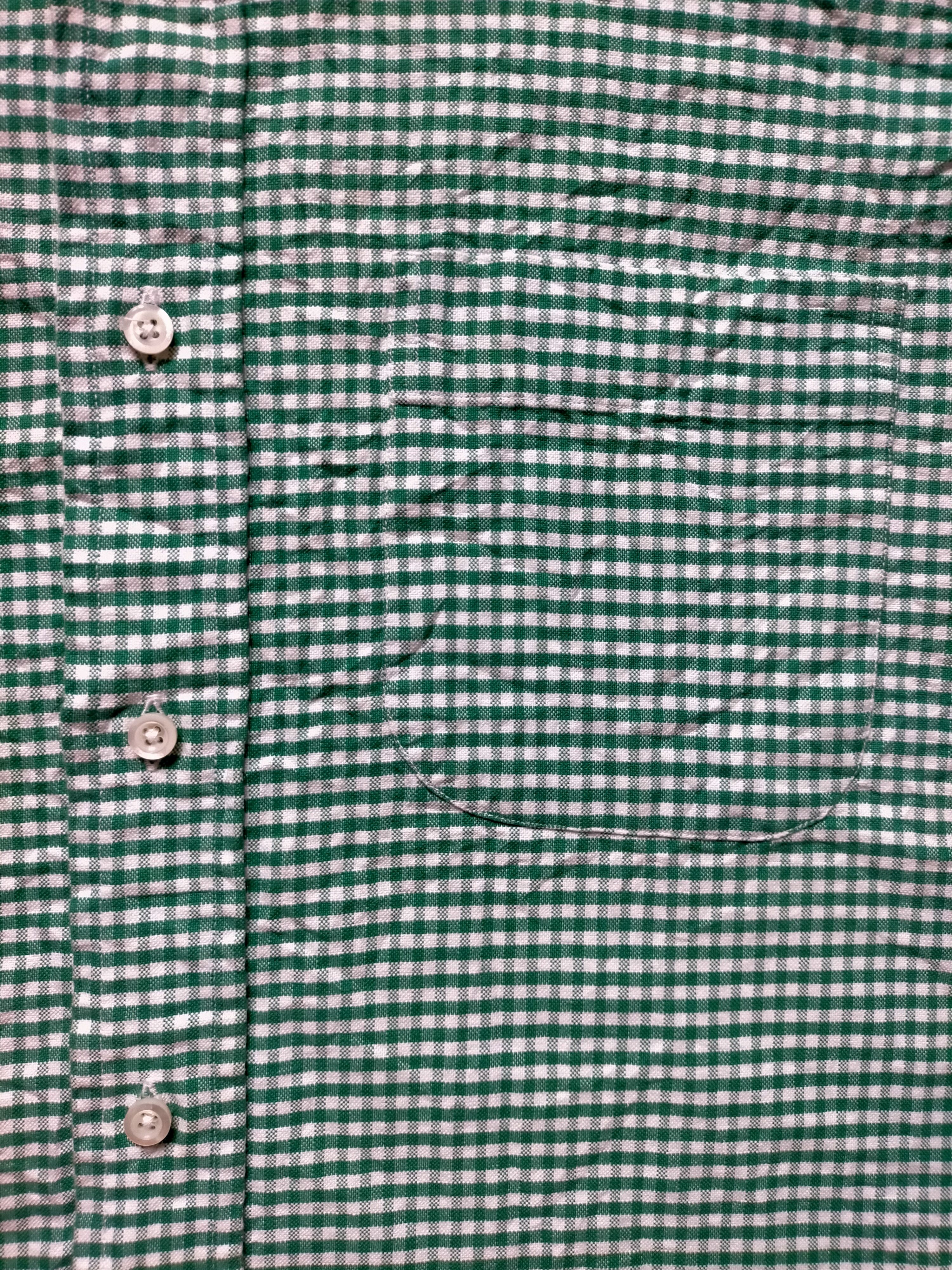 Thom Browne Thom Browne New York Green Check Button ups shirt Size US S / EU 44-46 / 1 - 12 Thumbnail