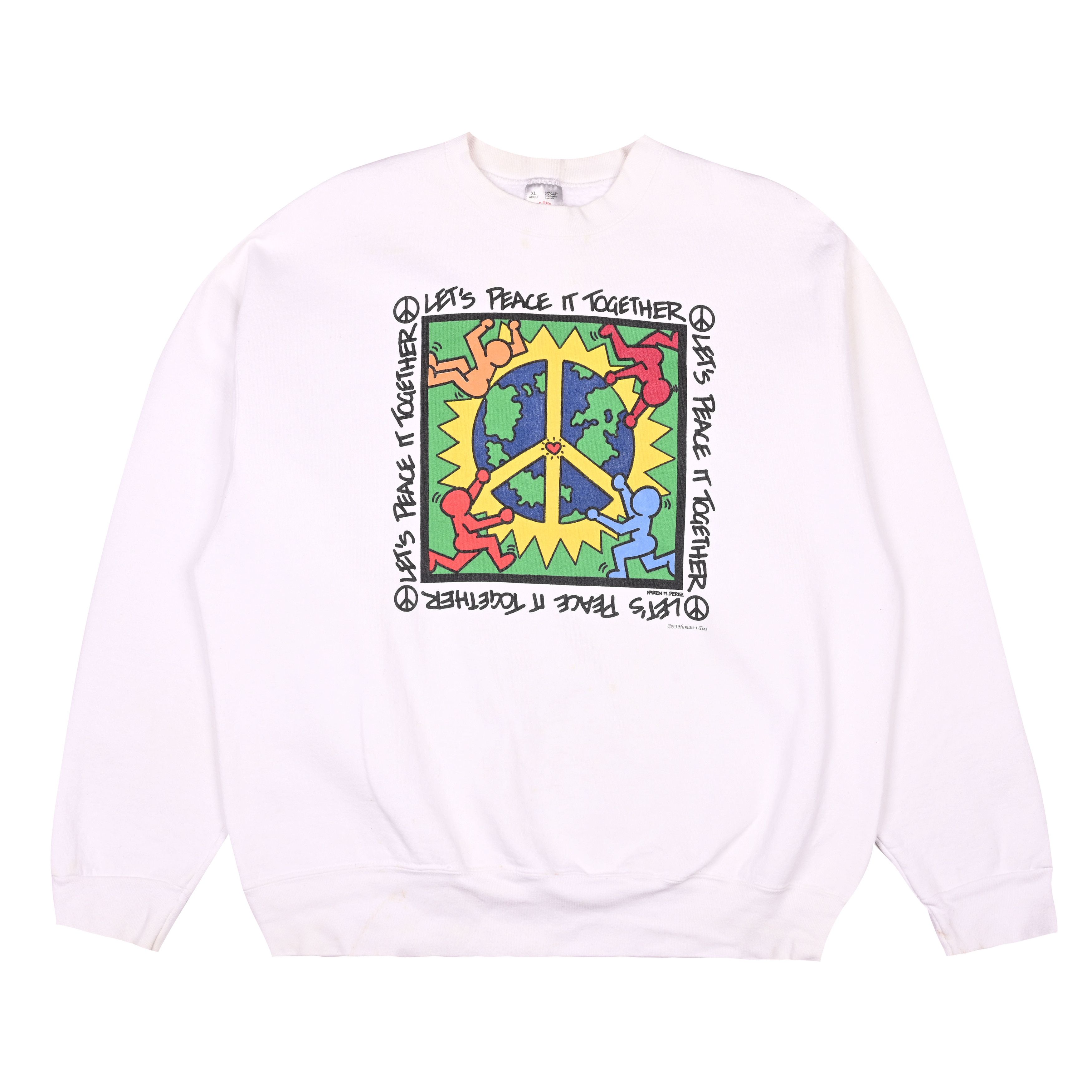 Keith Haring × Vintage Vintage Keith Haring Sweatshirt – 1993 Size US XL / EU 56 / 4 - 1 Thumbnail