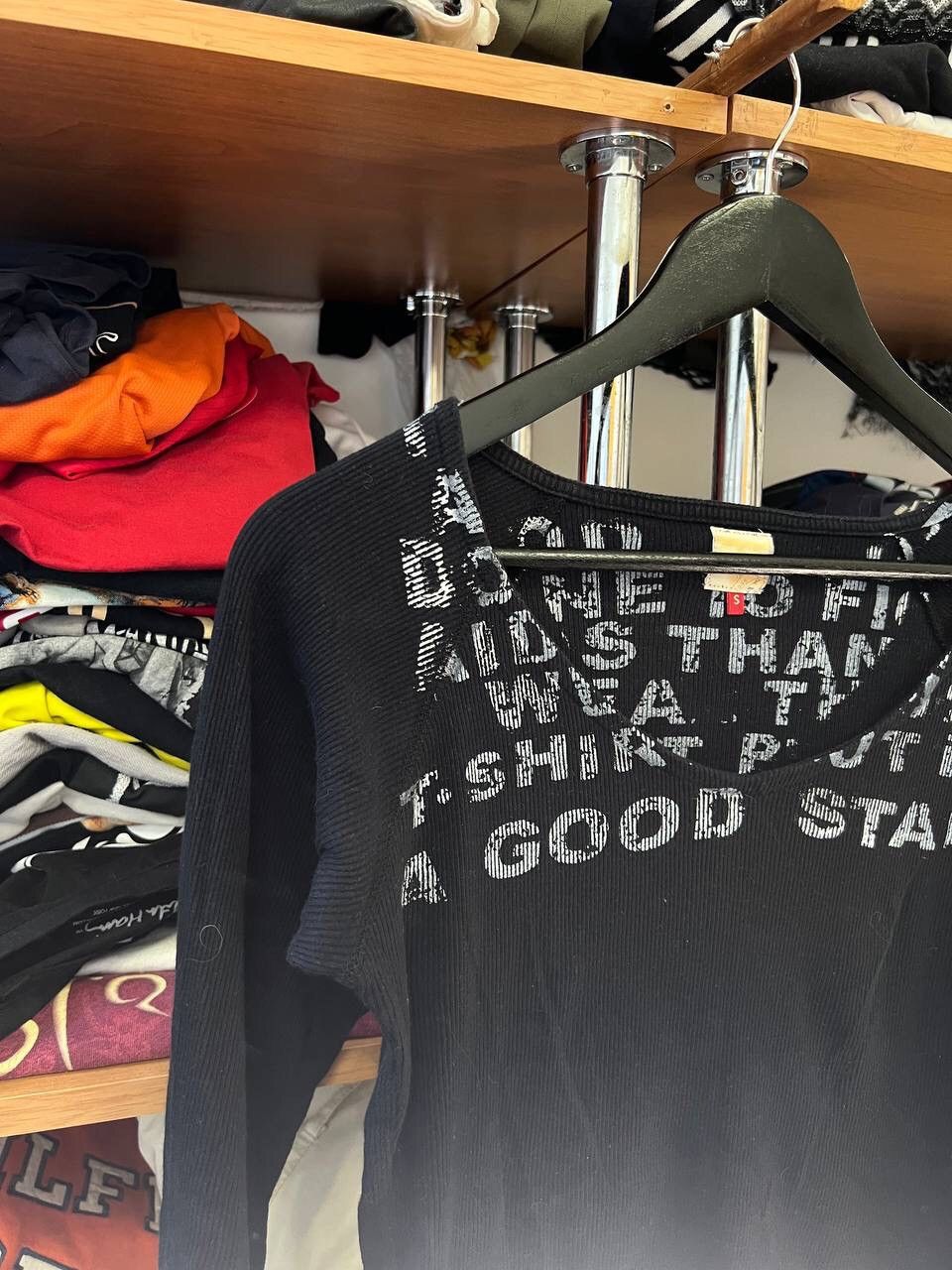 Vintage Vintage Avant-garde Spell Out Logo Long Sleeve Size S / US 4 / IT 40 - 2 Thumbnail