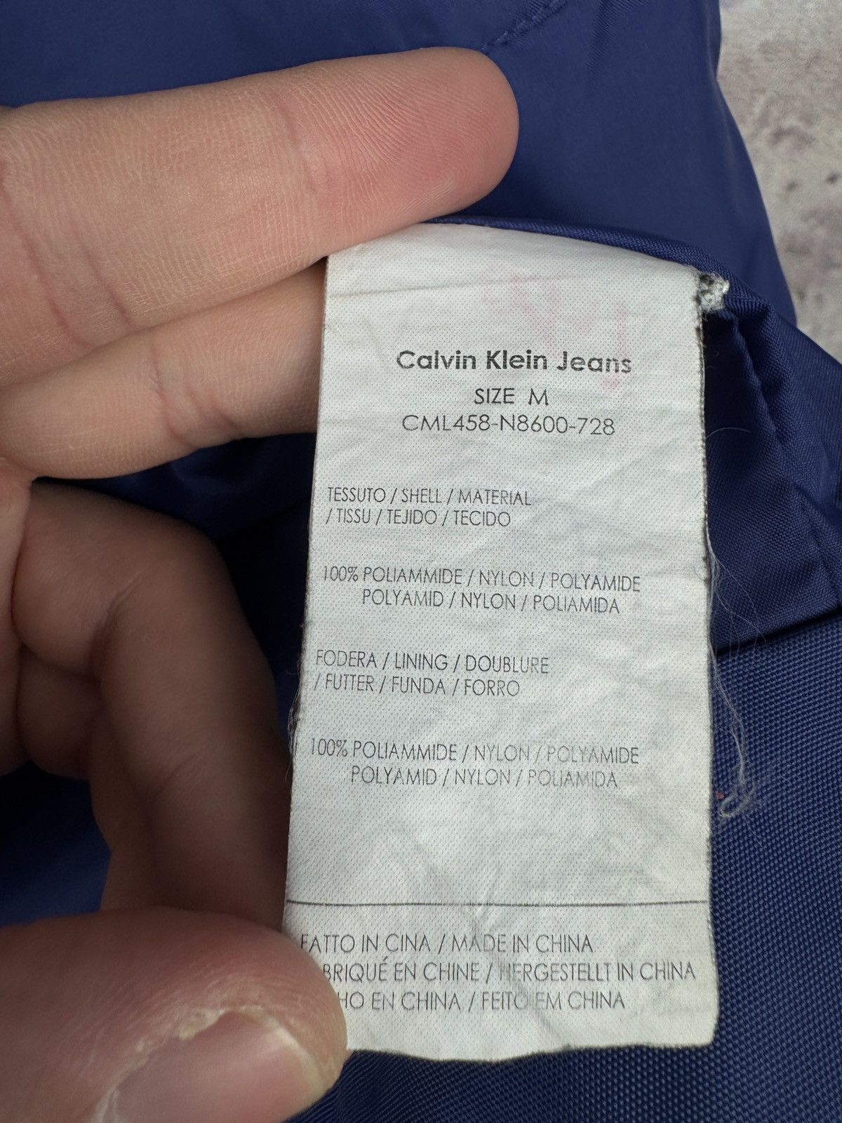 Calvin Klein Men’s Calvin Klein Jeans Jacket Streetwear Size Medium Size US M / EU 48-50 / 2 - 16 Thumbnail