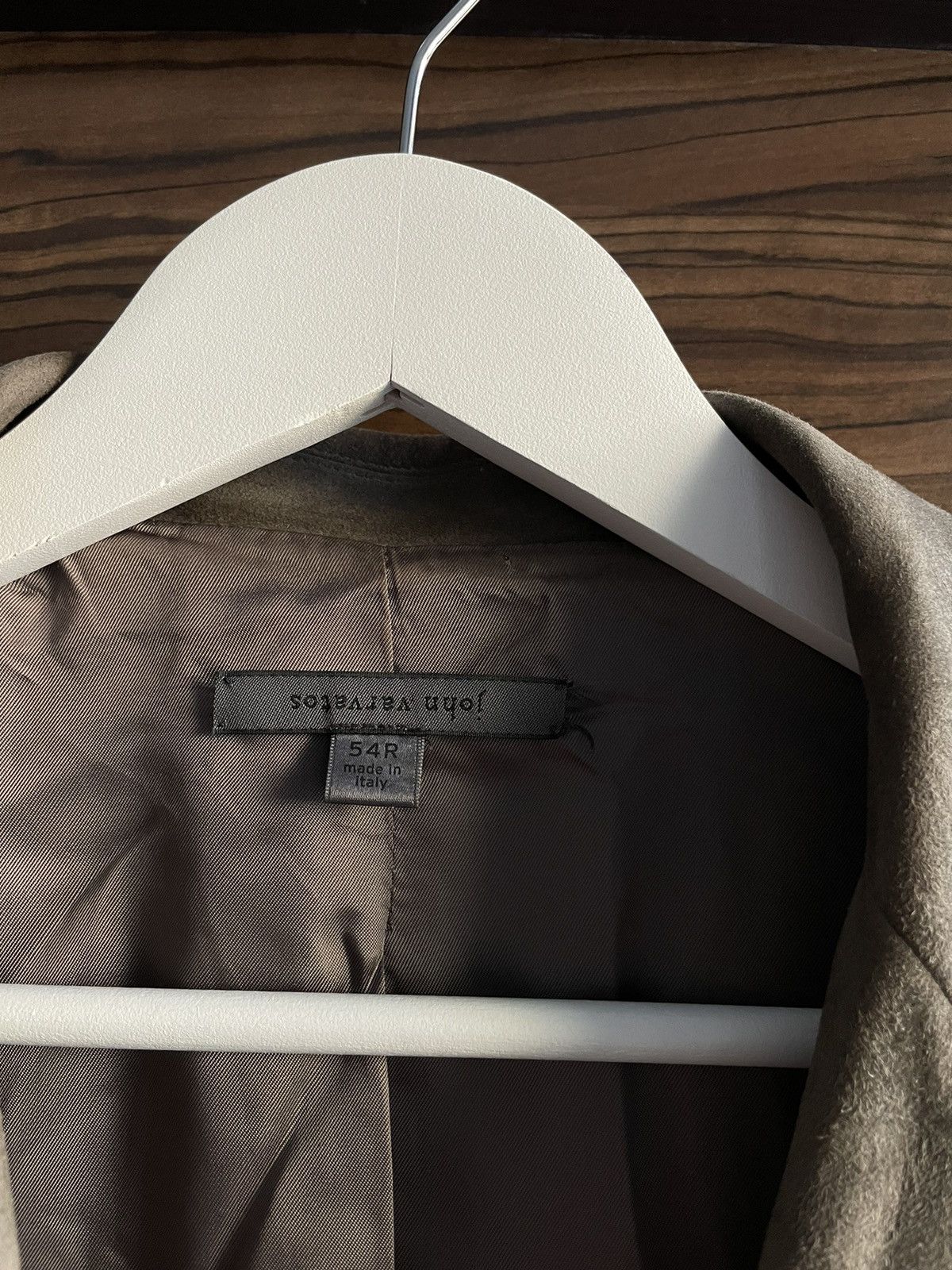 John Varvatos John Varvatos Sheepskin Suede Button-Front Jacket $1115 Size US L / EU 52-54 / 3 - 2 Thumbnail