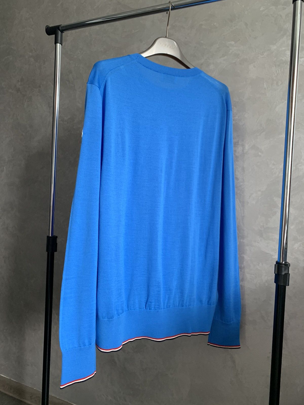 Moncler Moncler Maglia Tricot Girocollo Wool Men’s Sweater Jumper L Size US L / EU 52-54 / 3 - 17 Thumbnail
