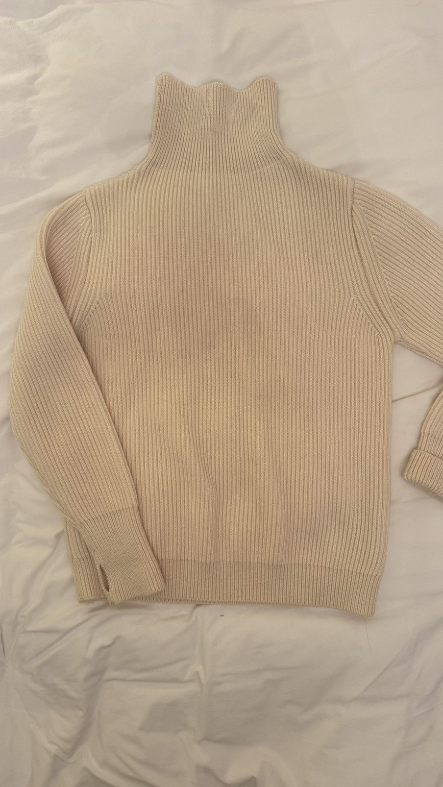 Andersen Andersen Cream chunky wool fisherman knit Size US L / EU 52-54 / 3 - 2 Thumbnail