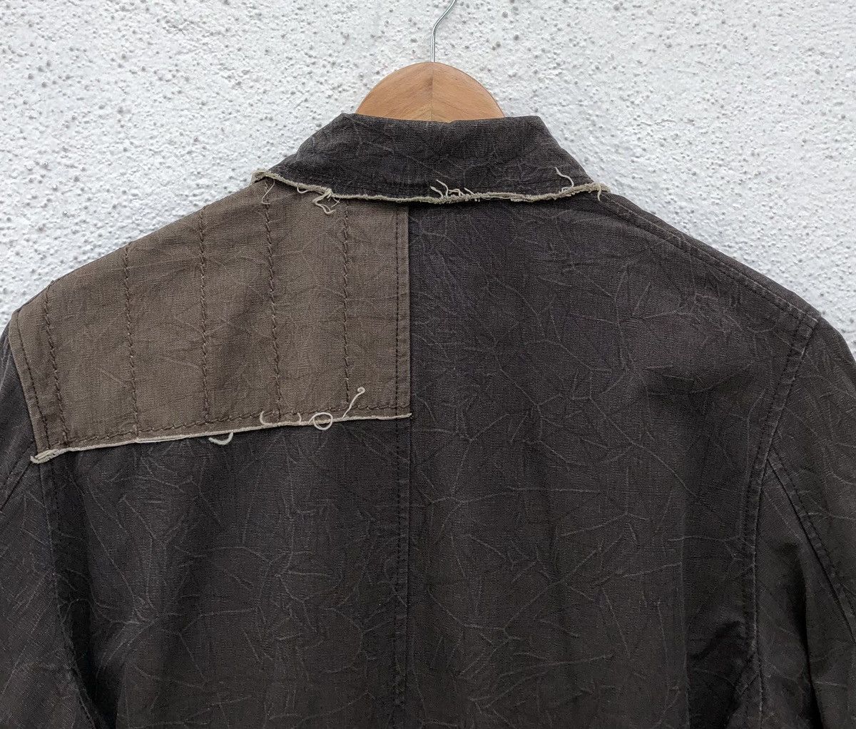 Japanese Brand Vintage Field Town Plus Patchwork Distressed Design Jacket Size US L / EU 52-54 / 3 - 11 Thumbnail