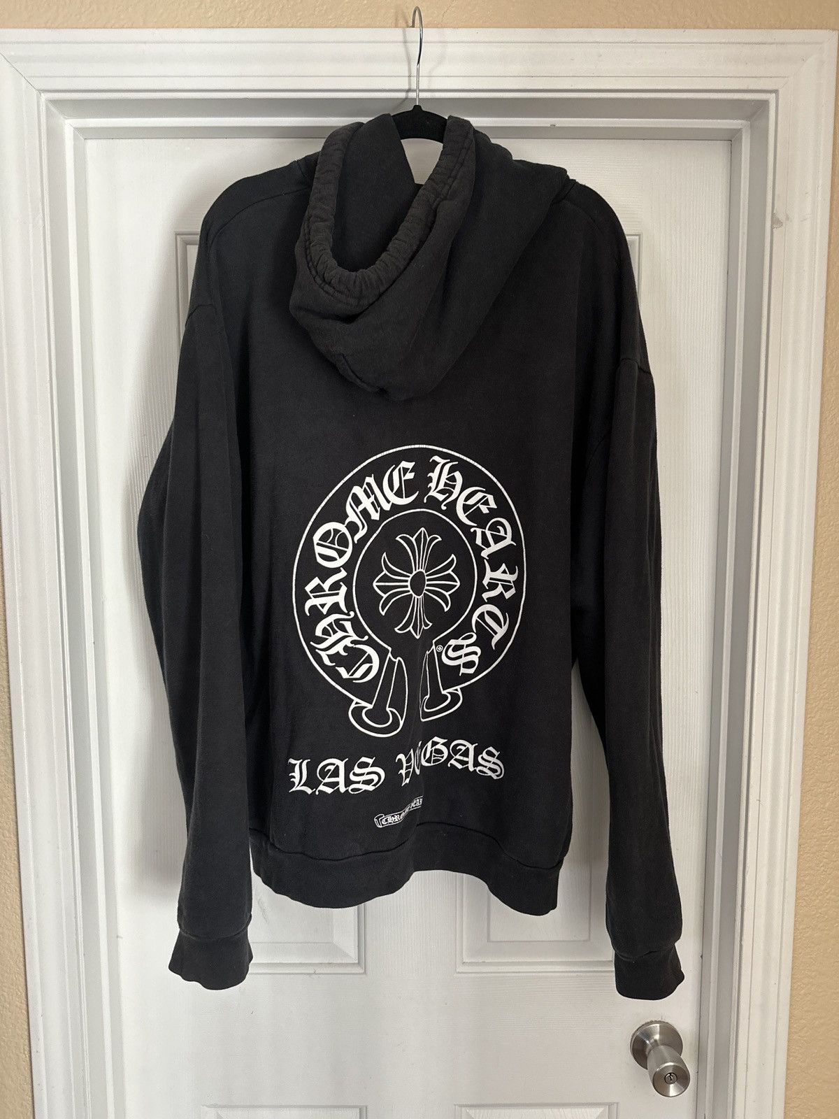 image of Chrome Hearts Hoodie Las Vegas in Black, Men's (Size XL)