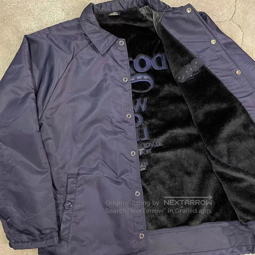 RATS JAPAN navy blue coach jacket with logo. Size US XL / EU 56 / 4 - 4 Thumbnail