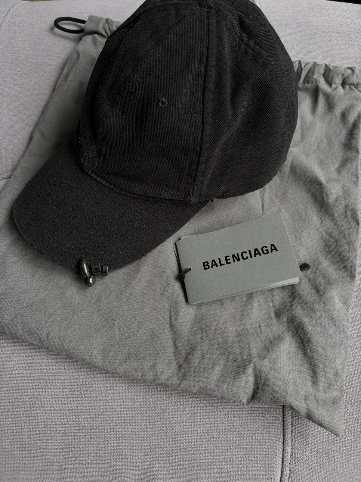 Balenciaga Balenciaga Heavy Piercing Cap | Grailed