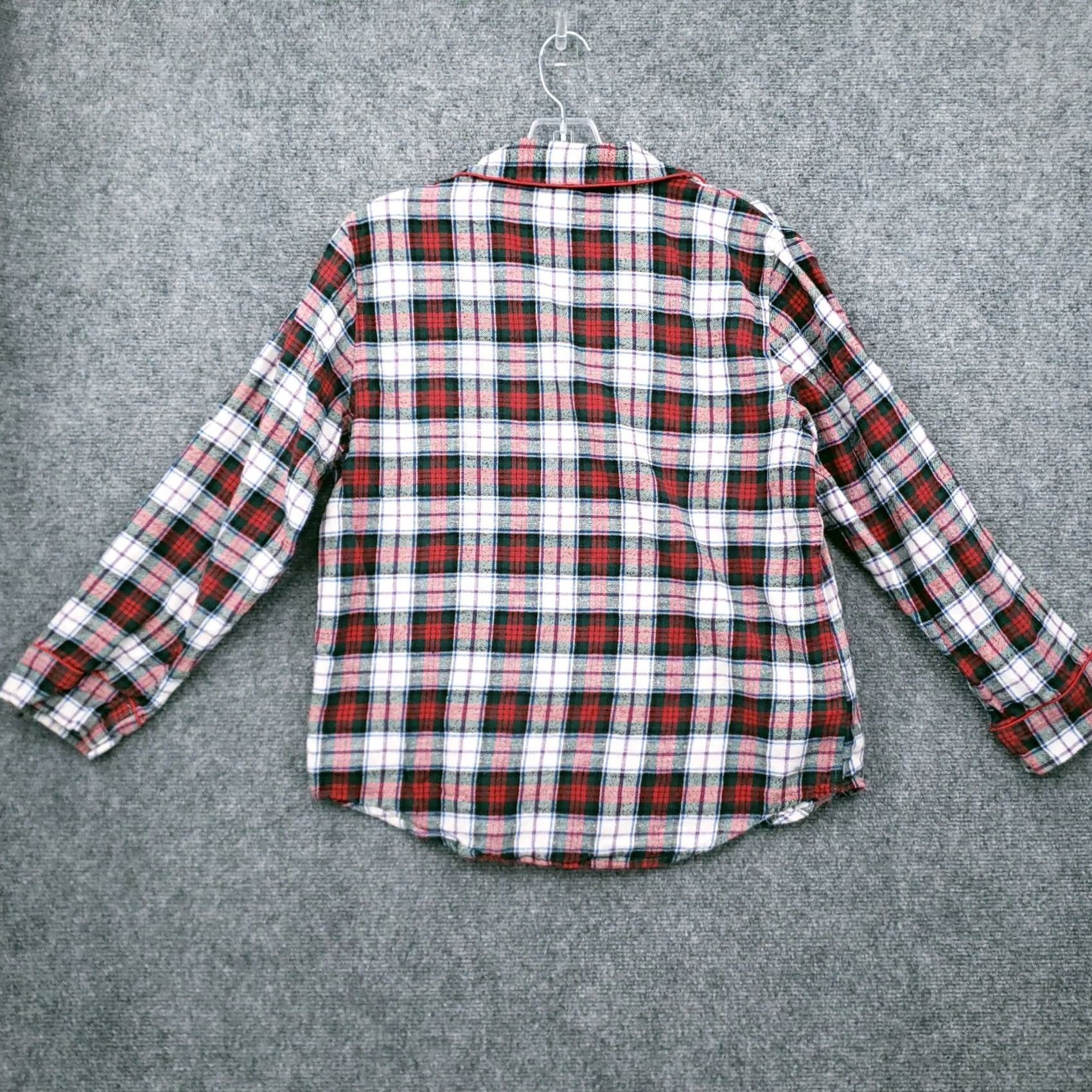 Ralph Lauren Lauren Ralph Lauren Pajama Top Womens L Large Red Plaid Long Sleeves Sleepwear Size L / US 10 / IT 46 - 2 Thumbnail