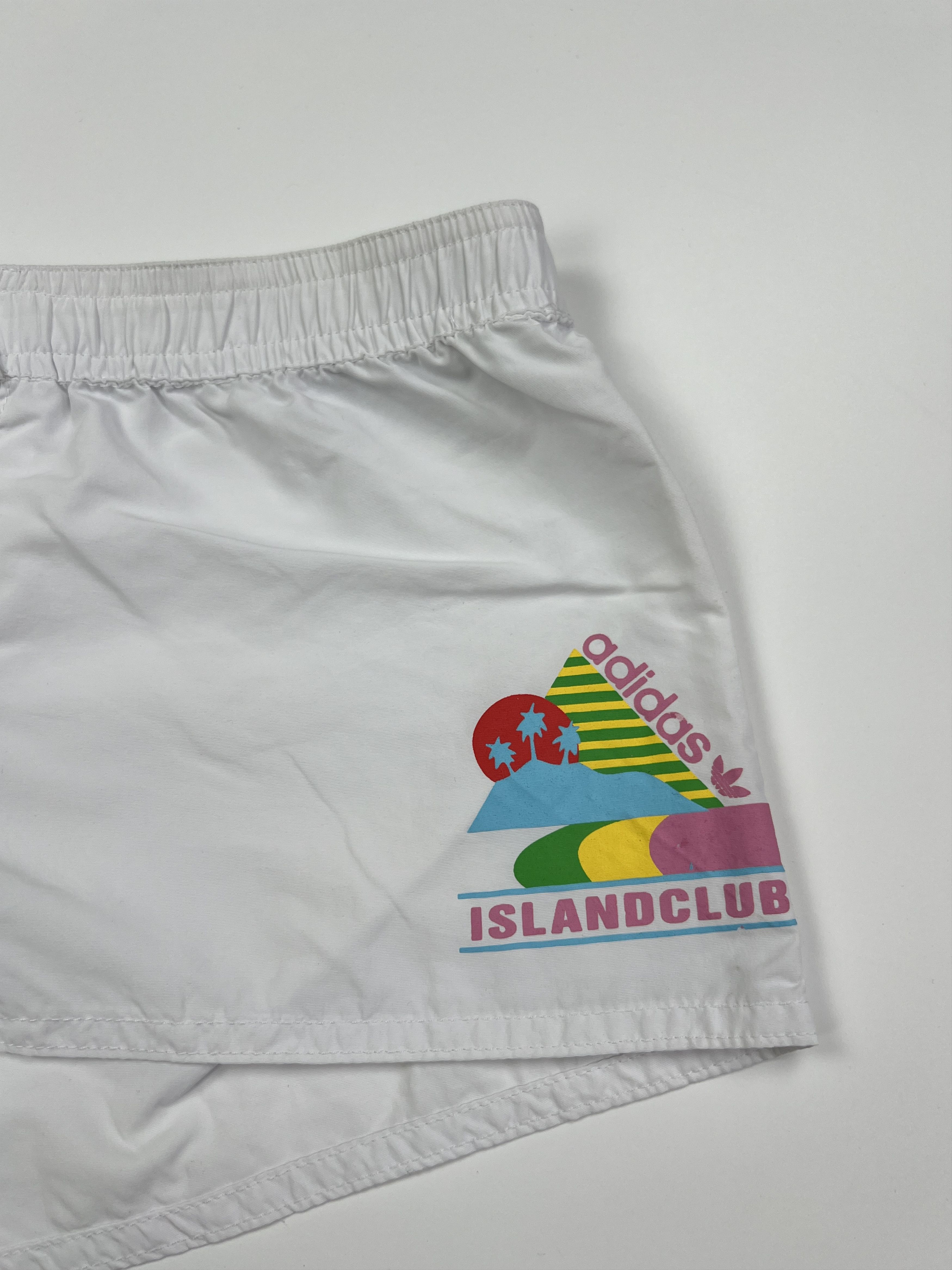 Adidas × Vintage Vintage Y2K Adidas Islandclub Swimwear Shorts Size 27" / US 4 / IT 40 - 4 Thumbnail