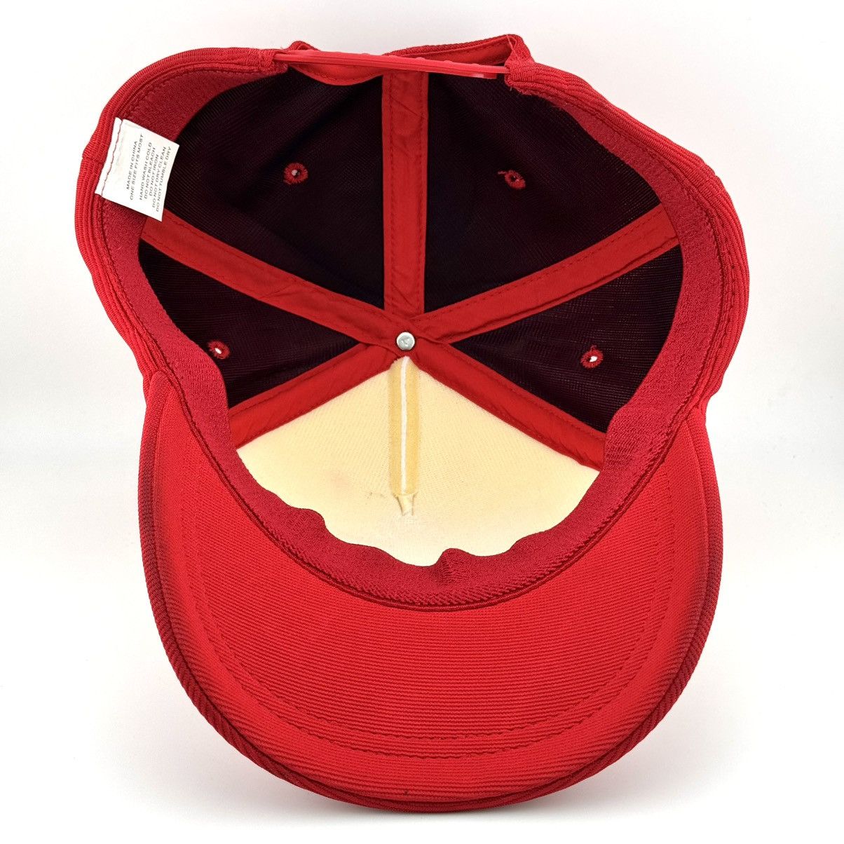 Vintage In-N-Out Burger Rubber Logo Red Trucker Cap Size ONE SIZE - 5 Thumbnail