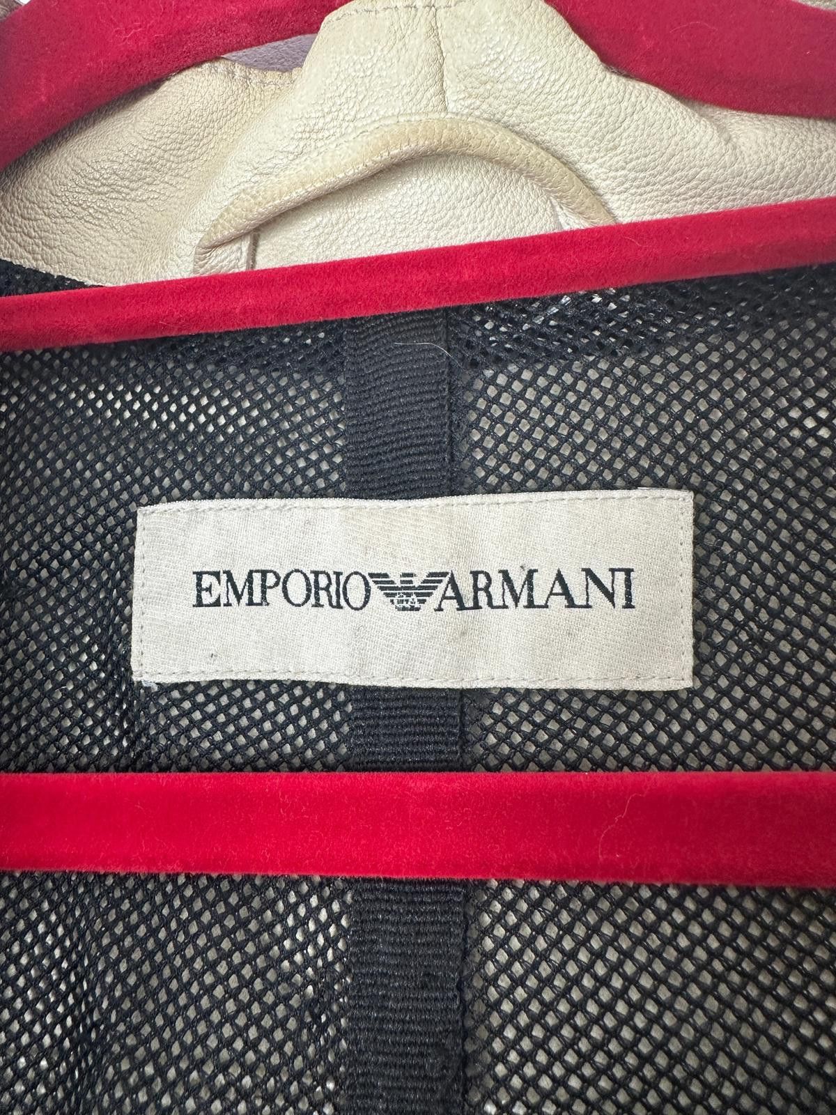 Emporio Armani Emporio Armani S/S 2005 Runway Logo Racer Jacket Size US L / EU 52-54 / 3 - 6 Thumbnail